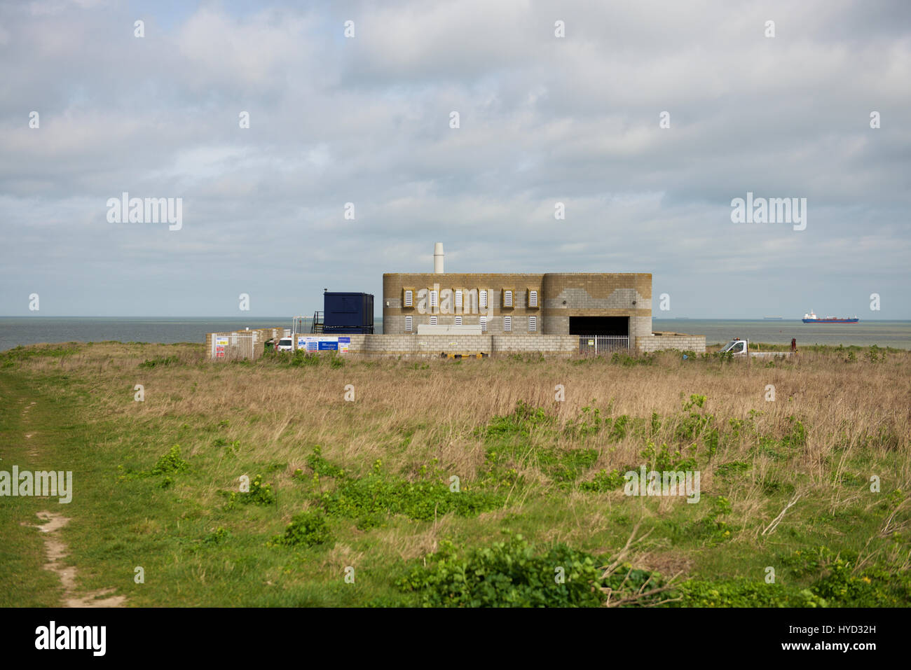 Sewage Pumping Station Cliftonville Margate Kent Stock Photo - Alamy