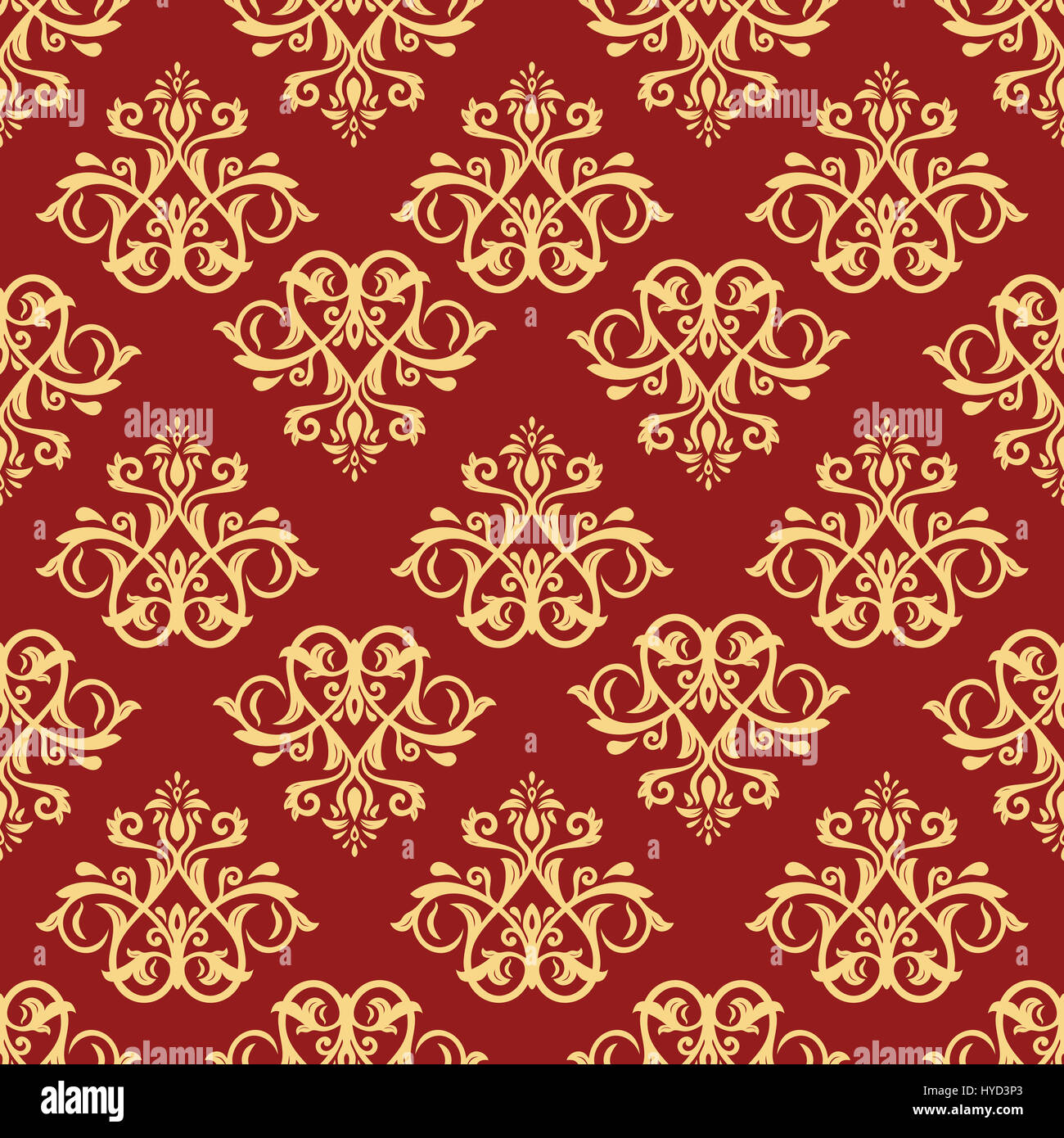 Seamless Damask Background Stock Photo Alamy