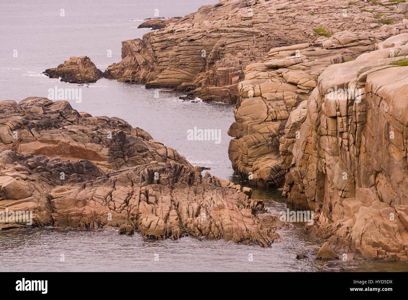 CRUIT ISLAND, DONEGAL, IRELAND - Rocky Atlantic coast on Cruit Island. Stock Photo