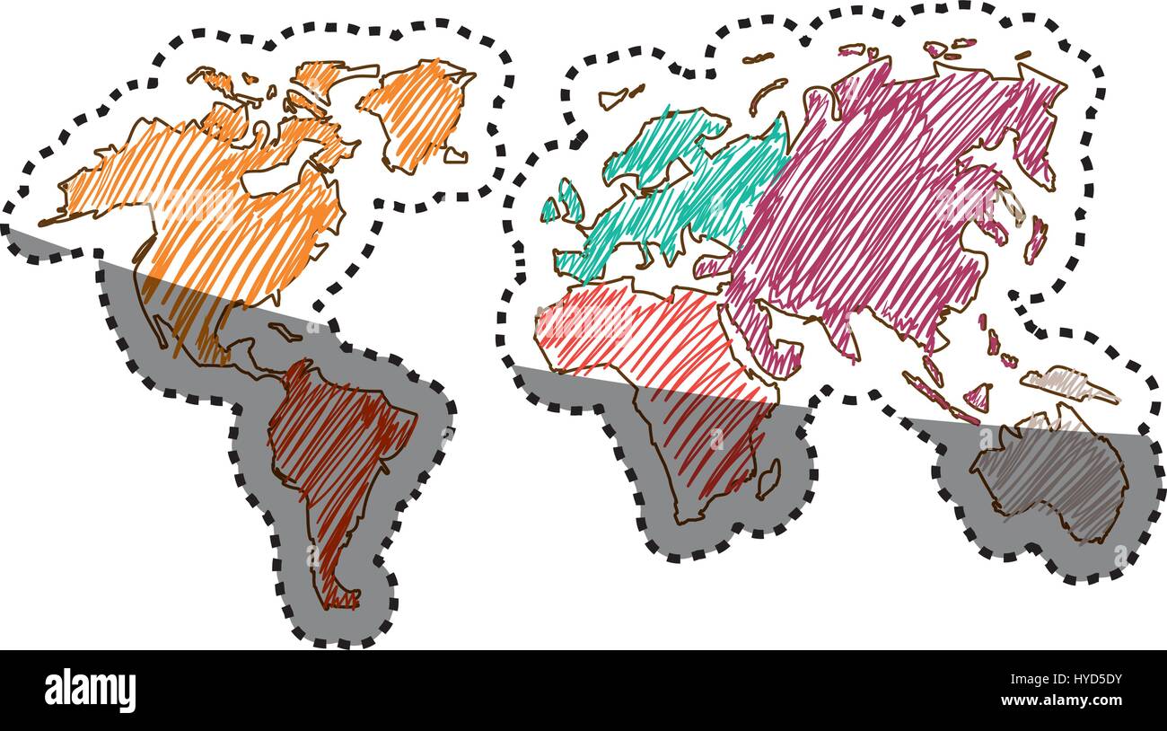 Planet earth geography Stock Vector Image & Art - Alamy