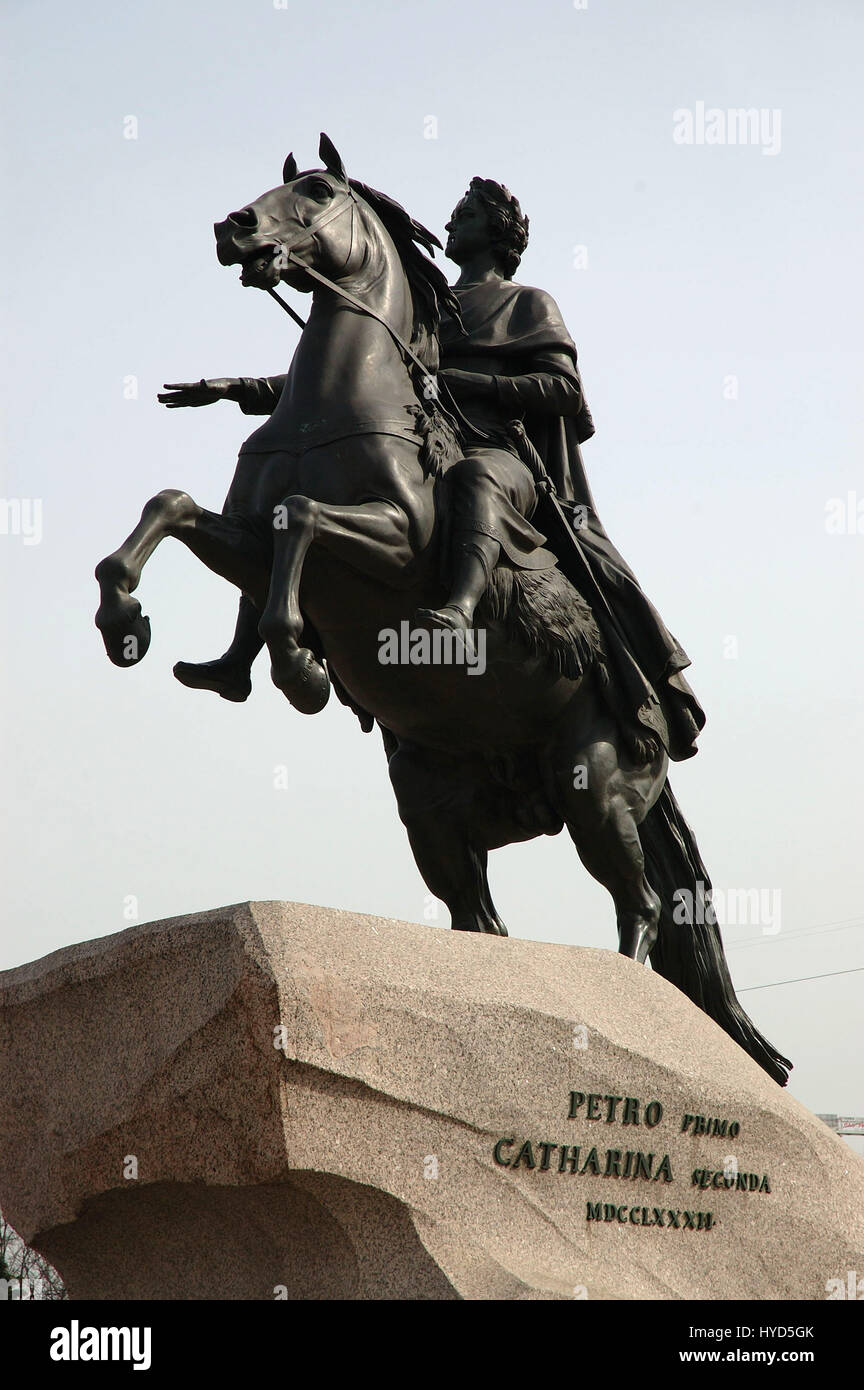 Peter the Great Statue The Bronze Horseman is an equestrian statue of Peter the Great in the