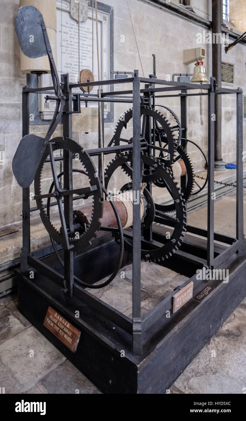 The World's Oldest Working Clock Built in 1386 Stock Photo Alamy