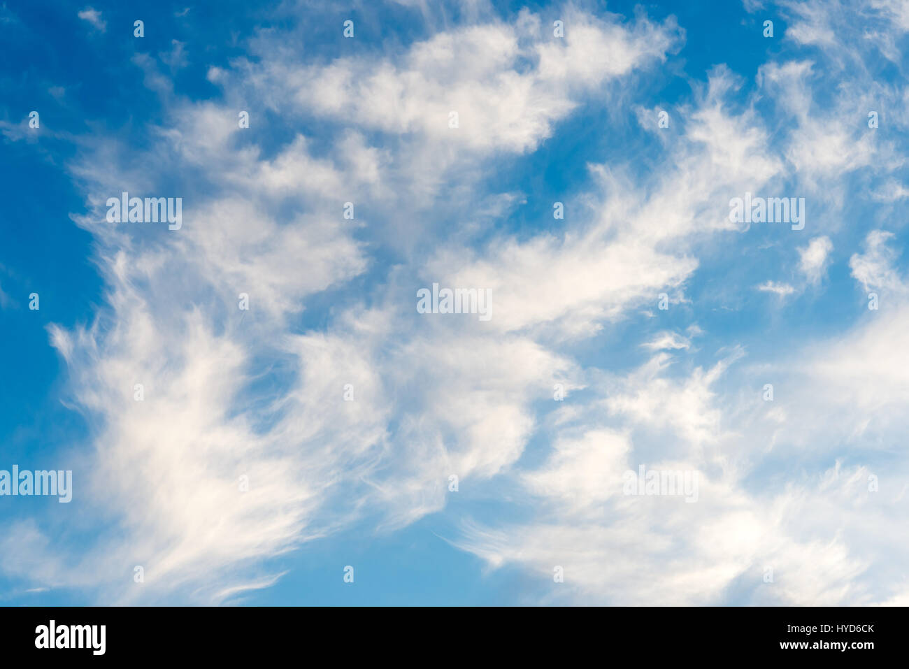 blue sky with white clouds closeup over the sea Stock Photo - Alamy