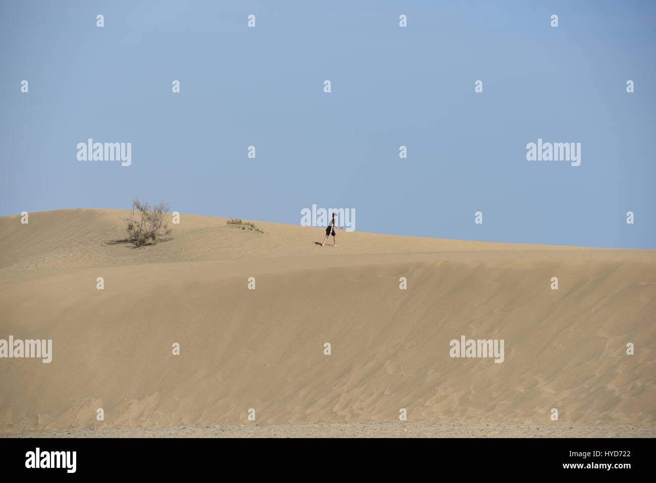 People walking at sand dunes Stock Photo - Alamy