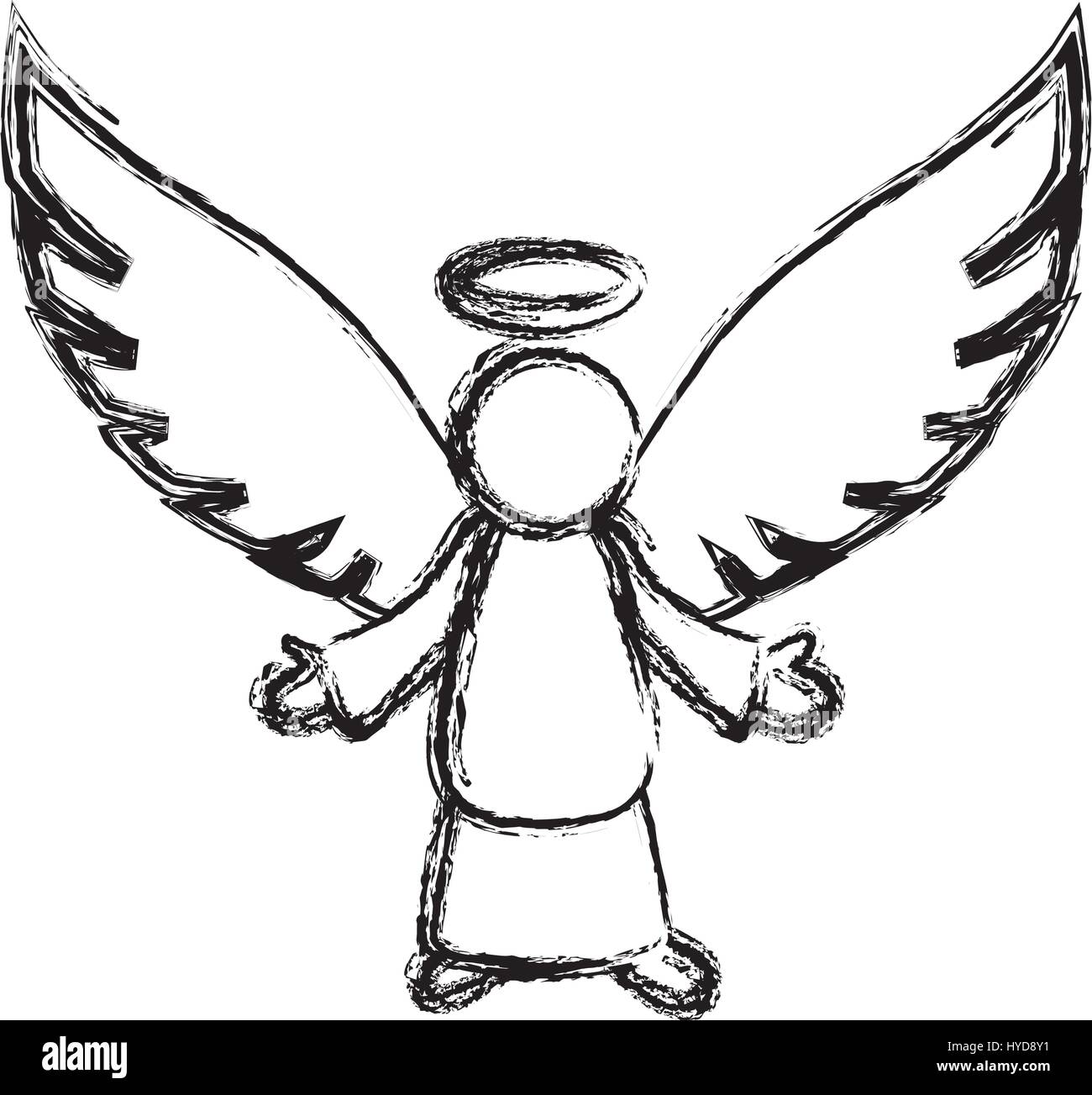 Holy spiritual angel icon vector illustration graphic design Stock ...