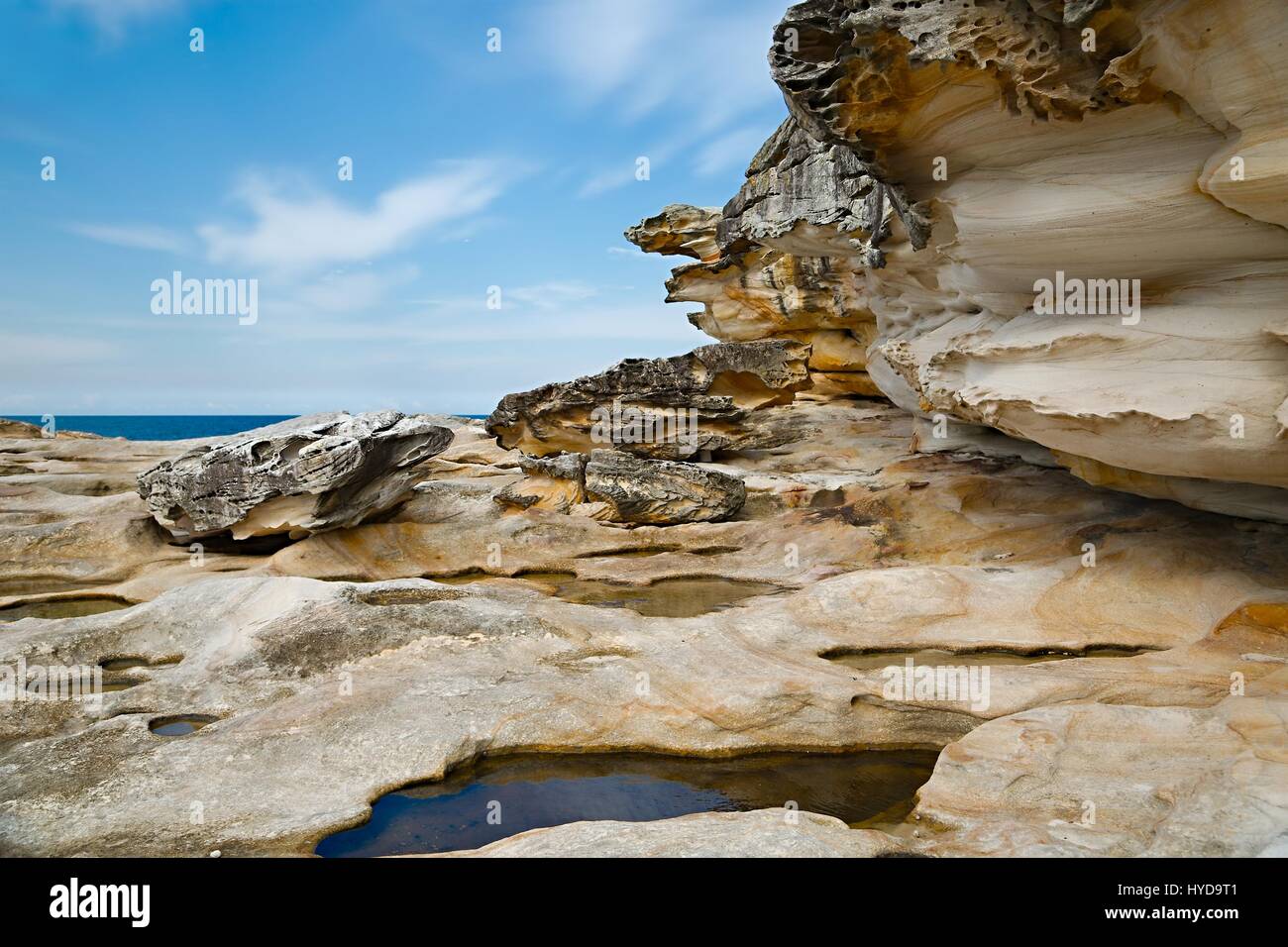 Coastal rock formations Stock Photo - Alamy