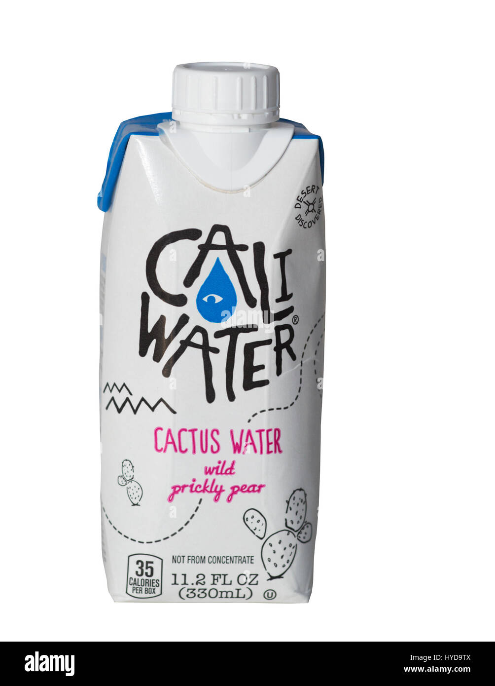 Cactus water beverage made from prickly pear cacti Stock Photo - Alamy