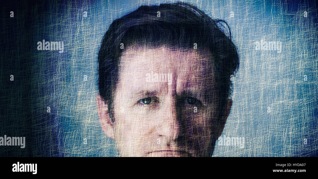 Double exposure portrait hi-res stock photography and images - Alamy