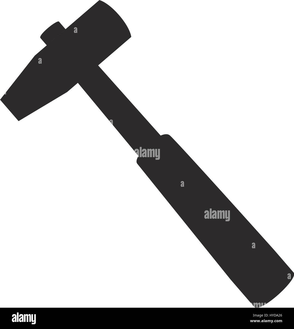 hammer tool silhouette vector icon illustration graphic design Stock ...