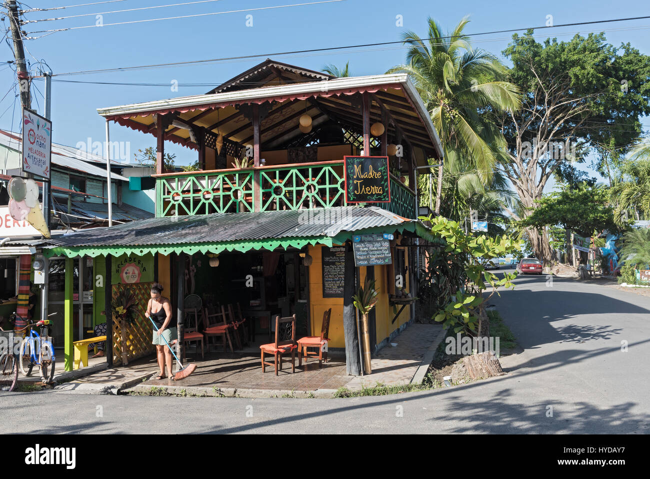 Caribbean house in Puerto Viejo, Costa Rica Stock Photo Alamy