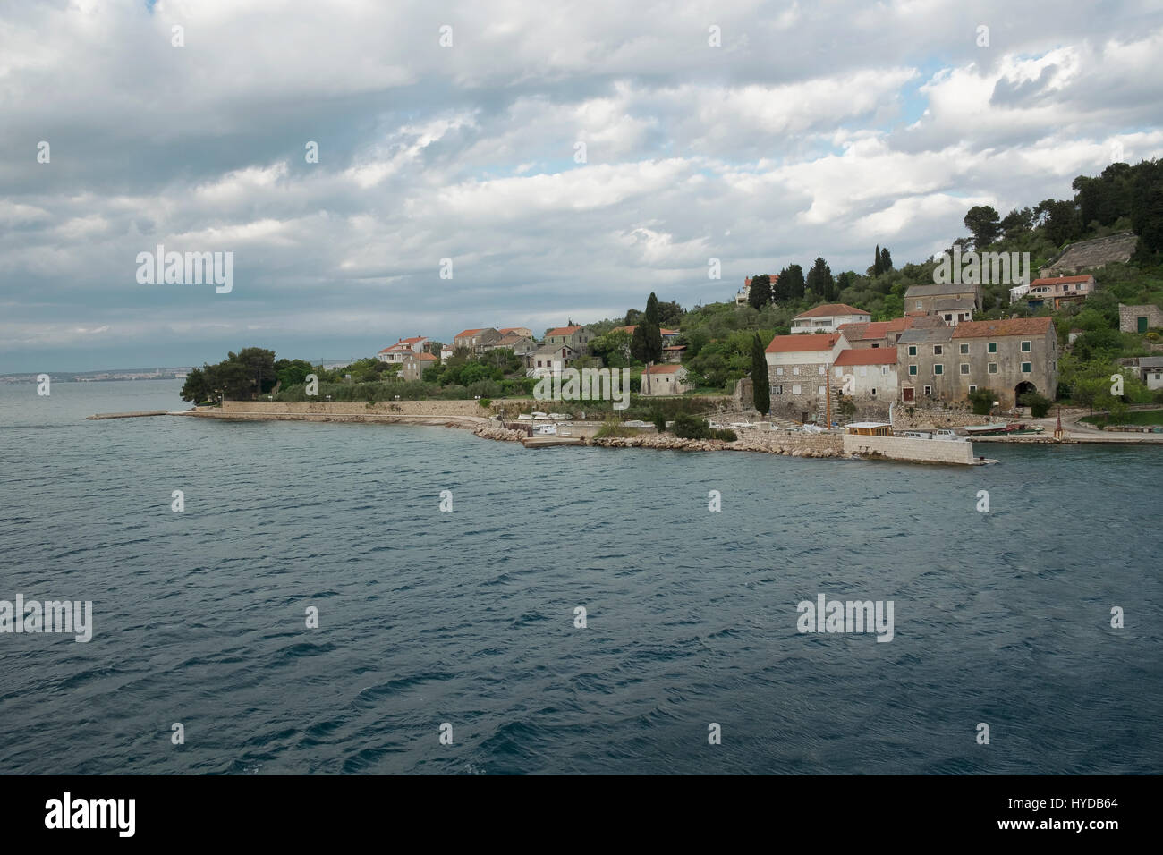 Croatia, Small town by sea Stock Photo