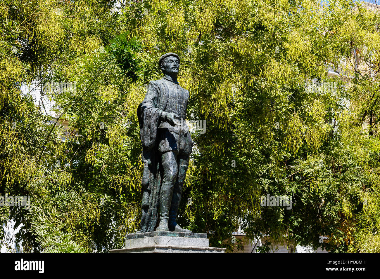 Sevilla, SPAIN - September 10, 2015: statue of Don Juan Tenorio on the Sevilla street, public place Stock Photo