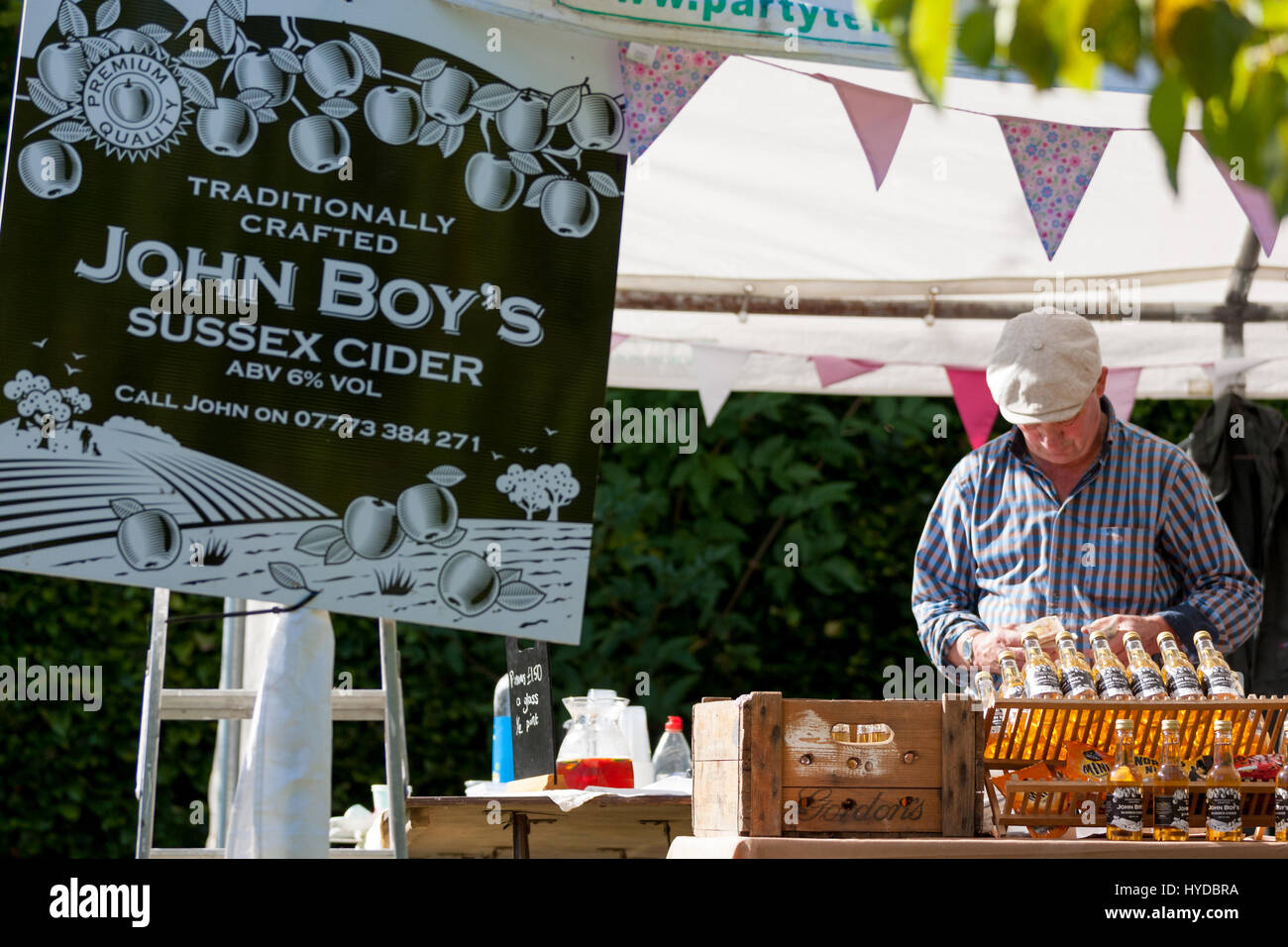 East Sussex, UK. The fabulously vintage fair held every year in the