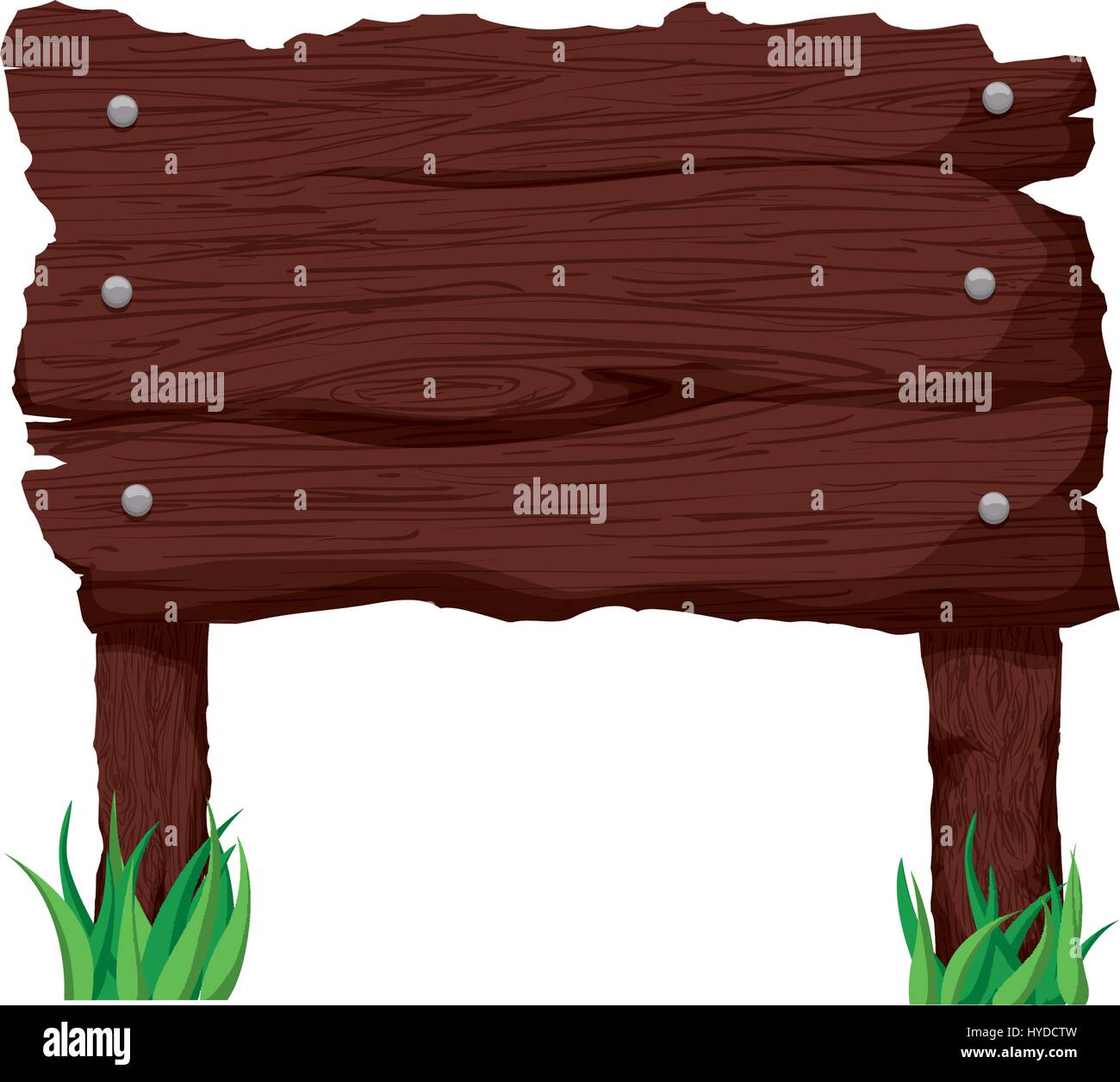 sign wooden wood planks vector icon illustration Stock Vector Image ...