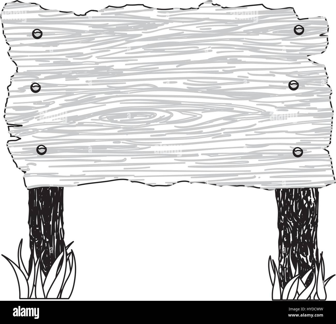 wood plank sign clipart