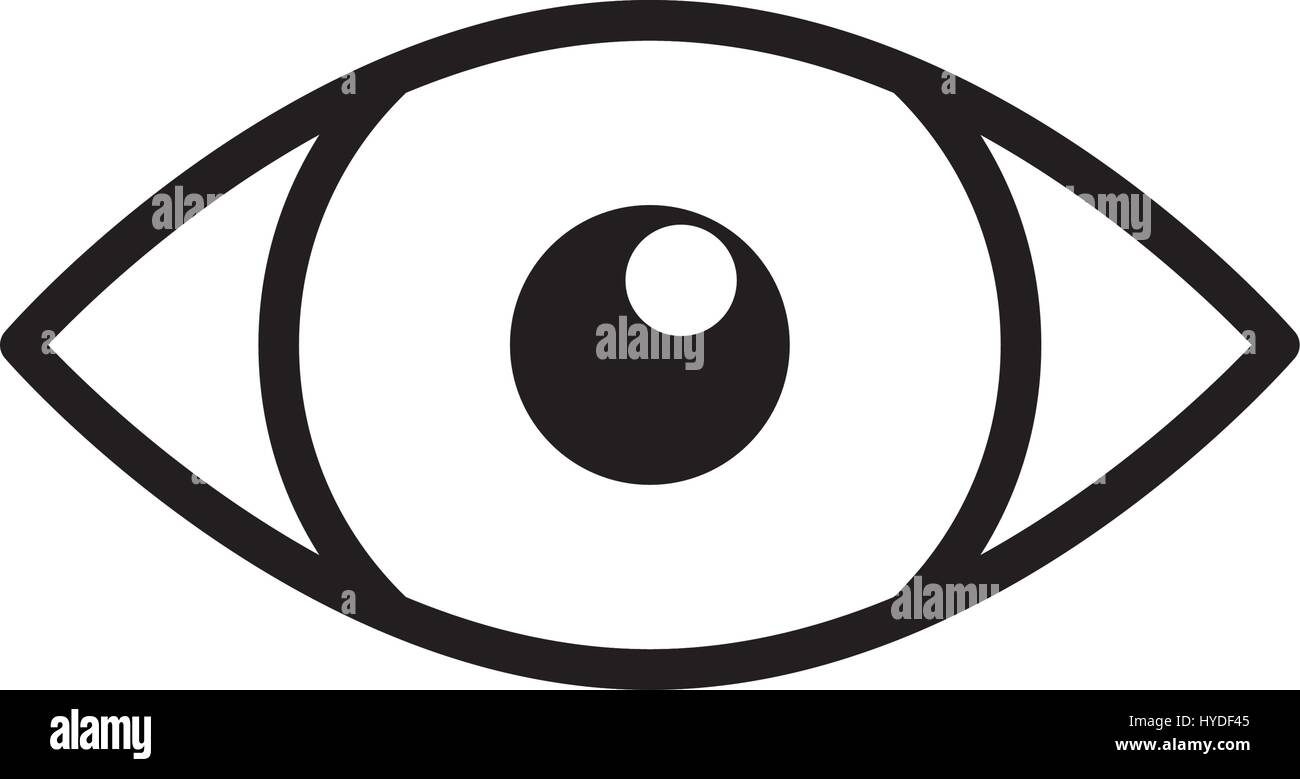 eye looking symbol Stock Vector Image & Art - Alamy
