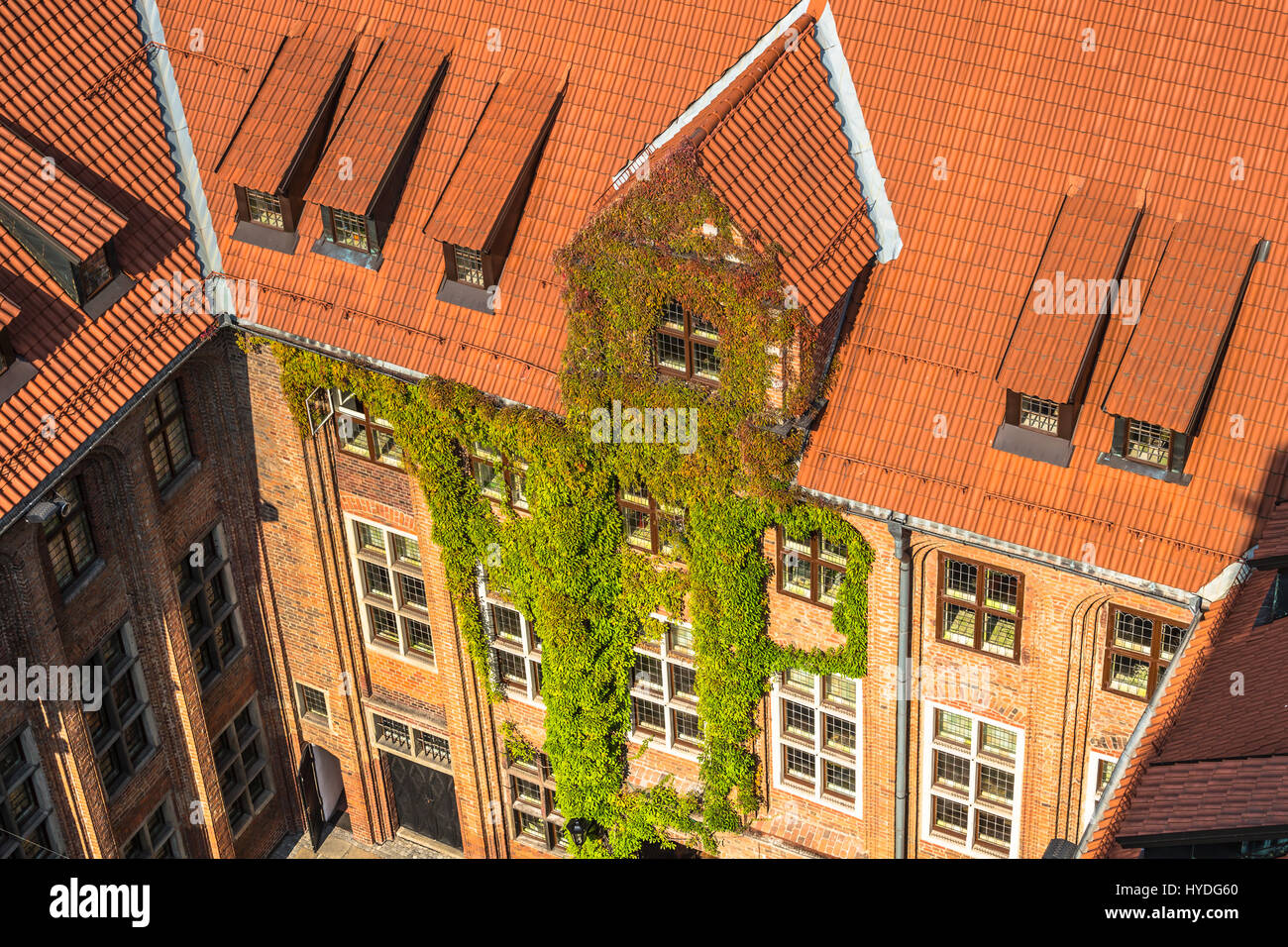 City of Torun in Poland, historic tenement houses Stock Photo Alamy