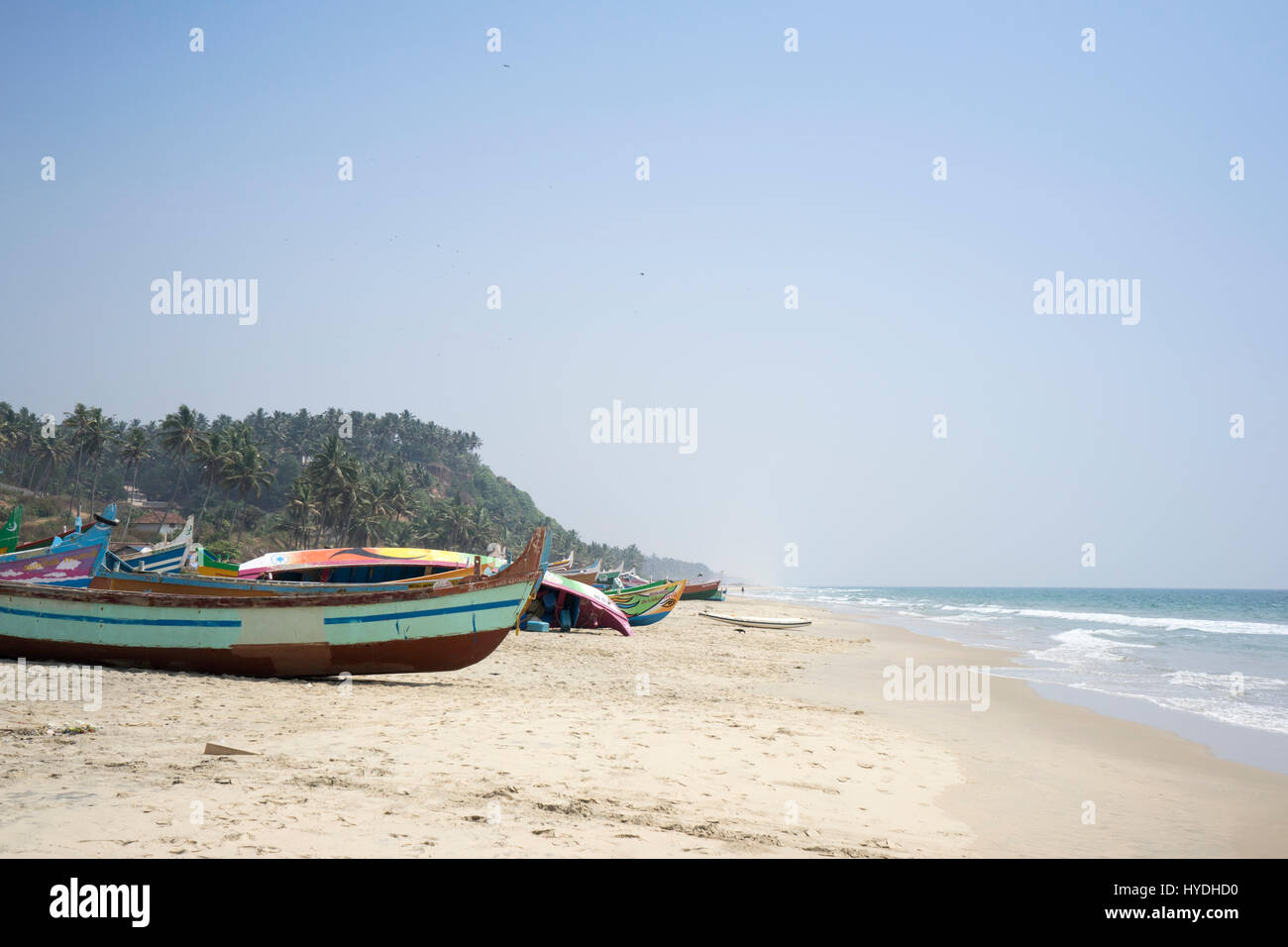 Fishing boats, Kerala Stock Photo - Alamy