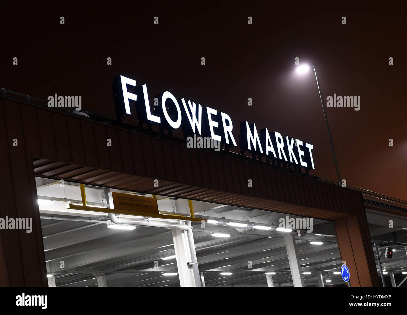 EDITORIAL USE ONLY General views of the new Flower Market at New Covent Garden Market in Nine Elms Lane, London. Stock Photo