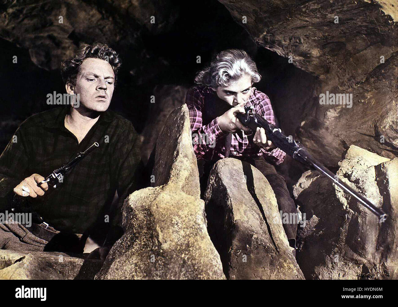 Die Hölle der roten Berge aka. Red Mountain, USA 1951 Regie: William Dieterle Actors/Stars: Alan Ladd, Lizabeth Scott, Arthur Kennedy Stock Photo