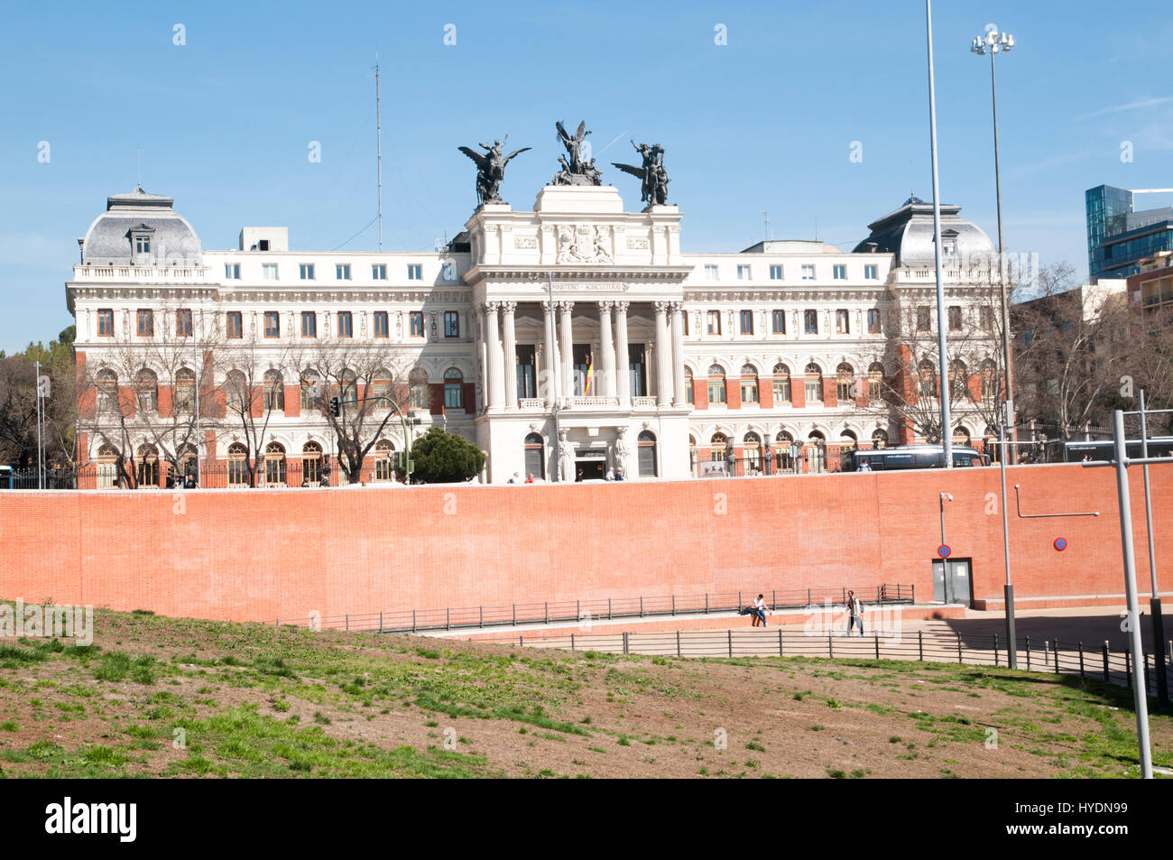 Ministerio de Agricultura (Ministry of Agriculture) building, Madrid, Spain Stock Photo