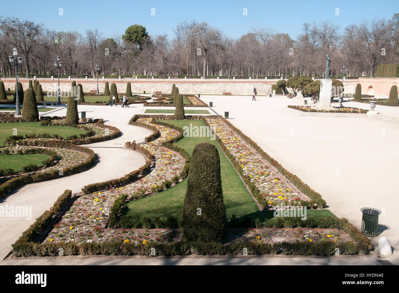 Retiro Park, Madrid, Spain Stock Photo
