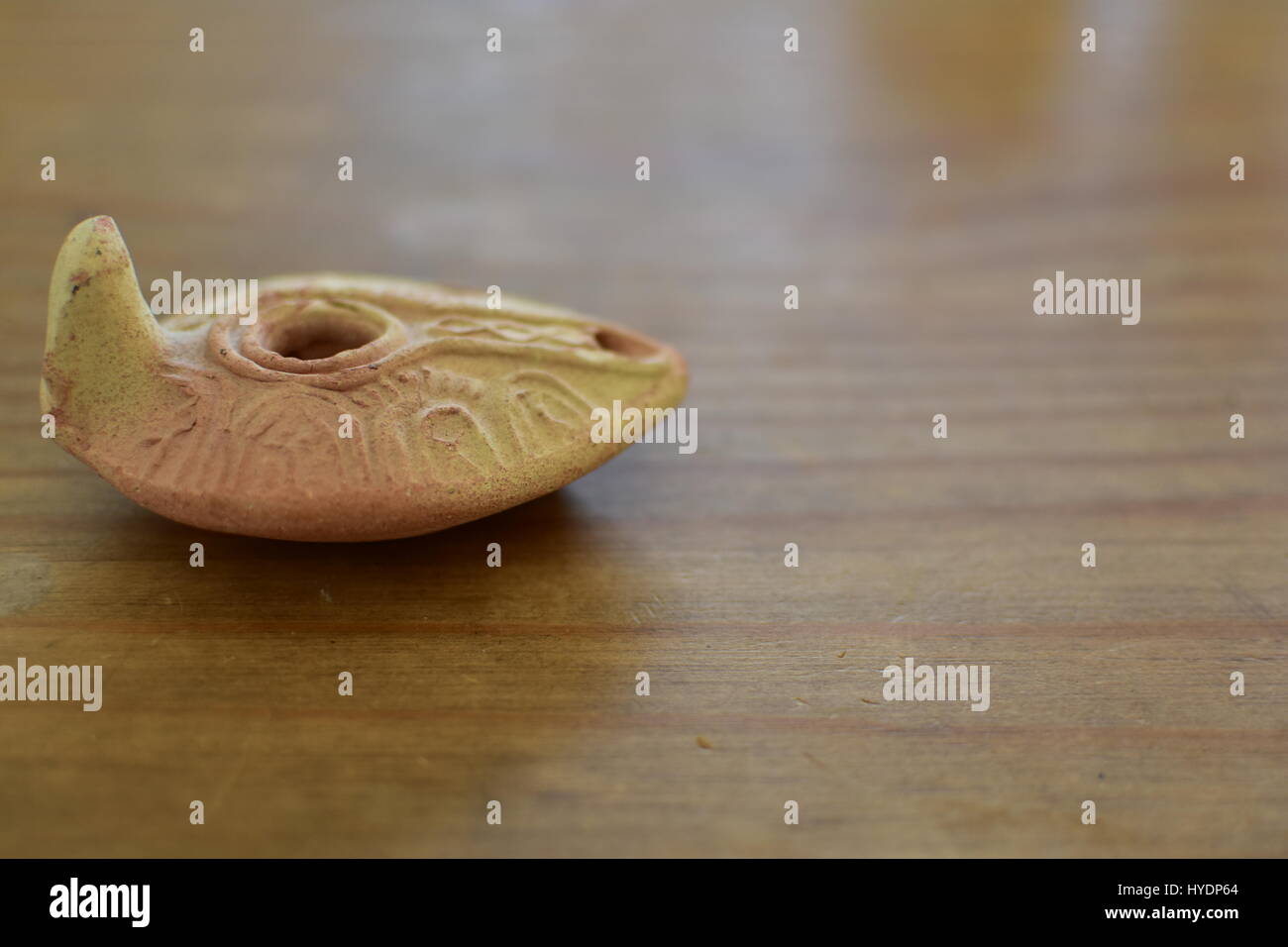 A Jewish oil lamp Stock Photo - Alamy