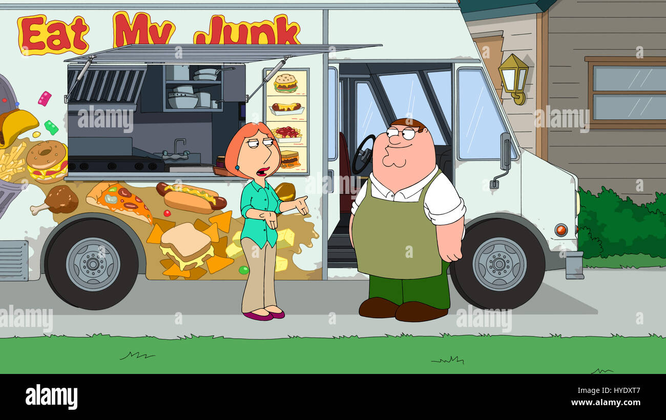 FAMILY GUY, lr Lois Griffin, Peter Griffin in 