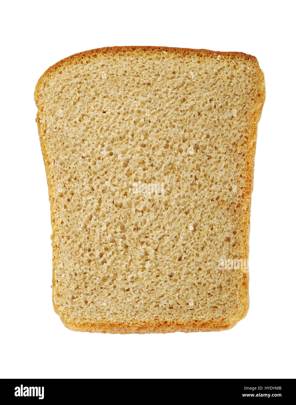 Slice of bread isolated on white background Stock Photo - Alamy
