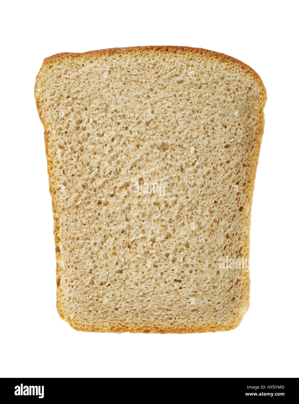 Slice of bread isolated on white background Stock Photo - Alamy
