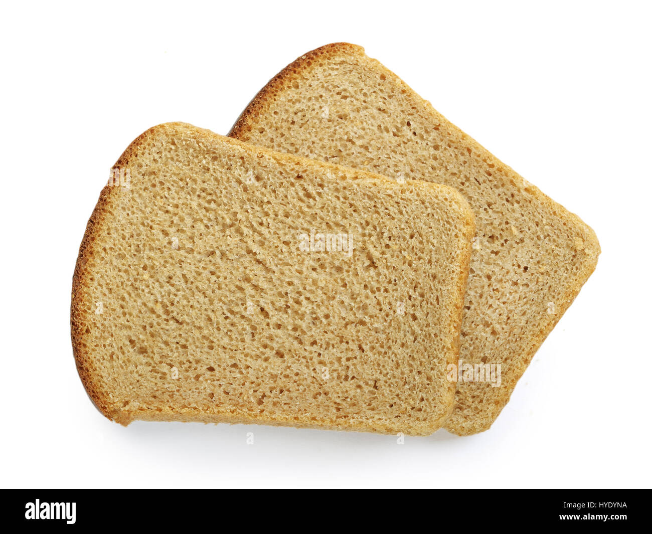 Slice of bread isolated on white background Stock Photo - Alamy