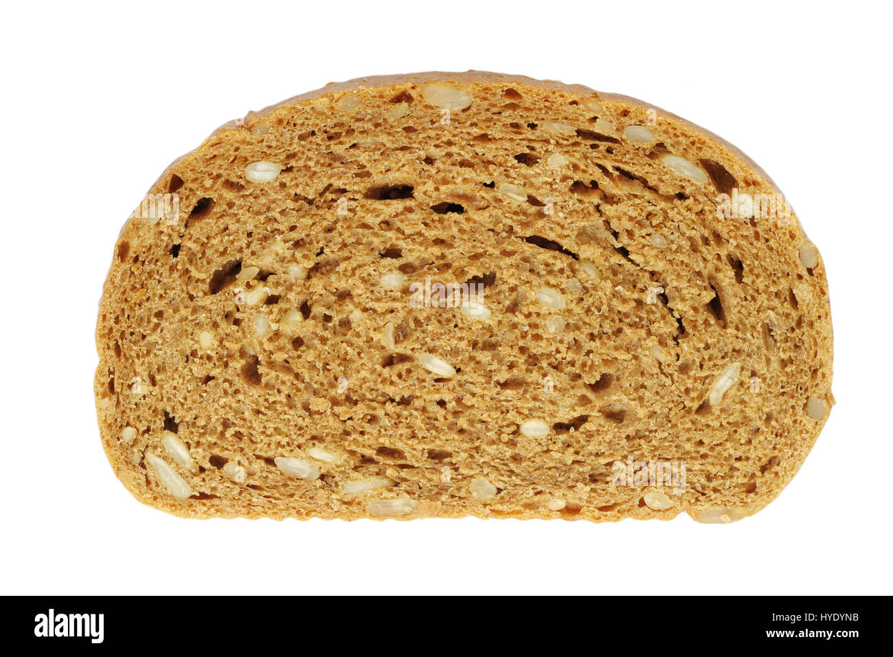 Slice of bread isolated on white background Stock Photo - Alamy