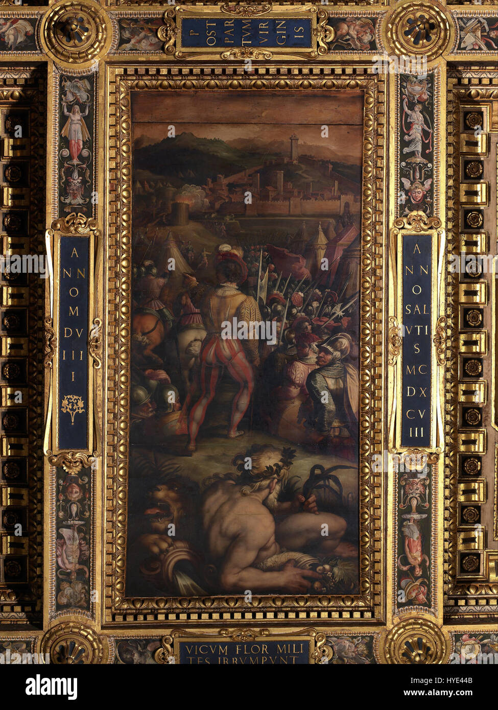 The 'Capture of Vicopisano' by Giorgio Vasari illustrates a pivotal ...
