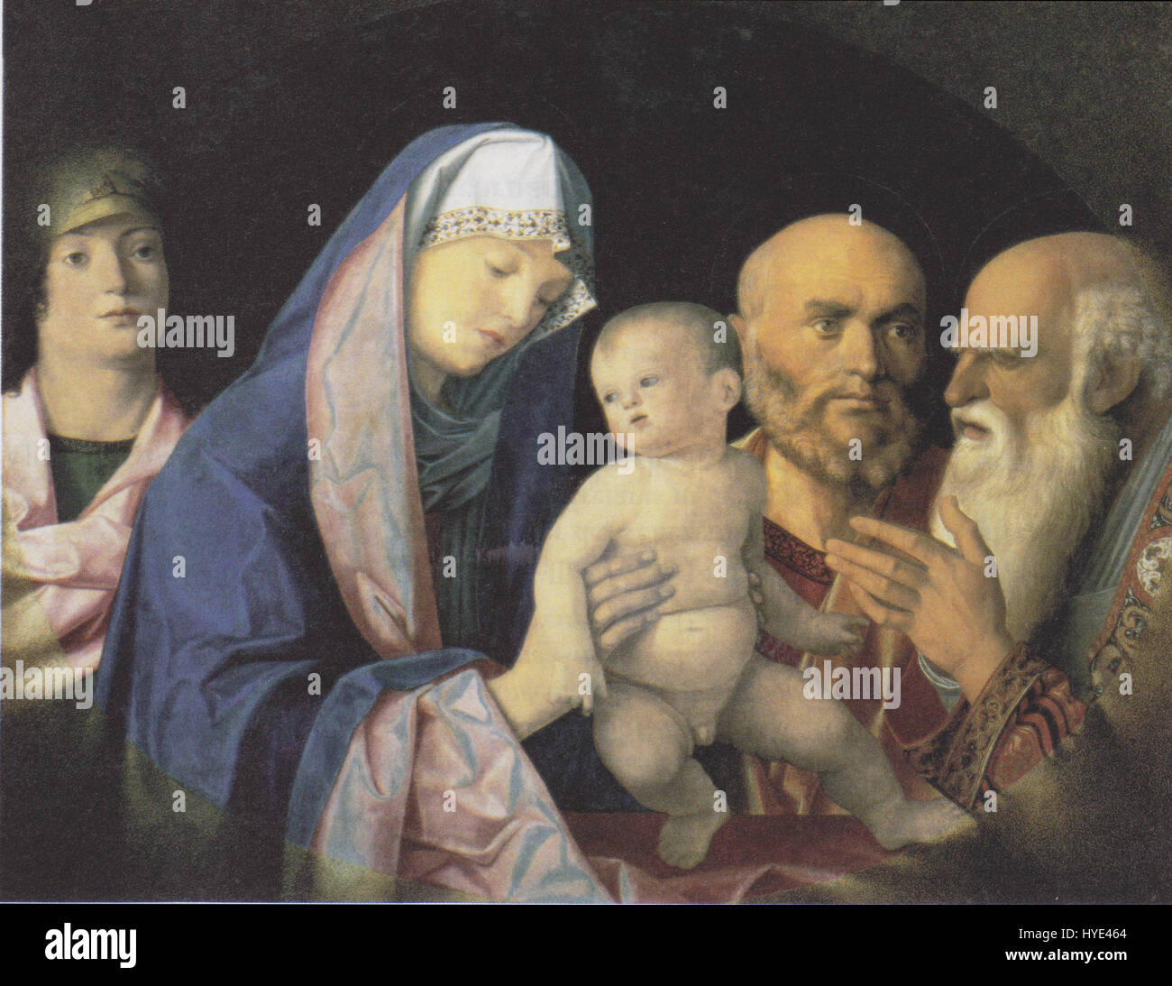 Presentation of jesus in the temple bellini hi-res stock photography ...