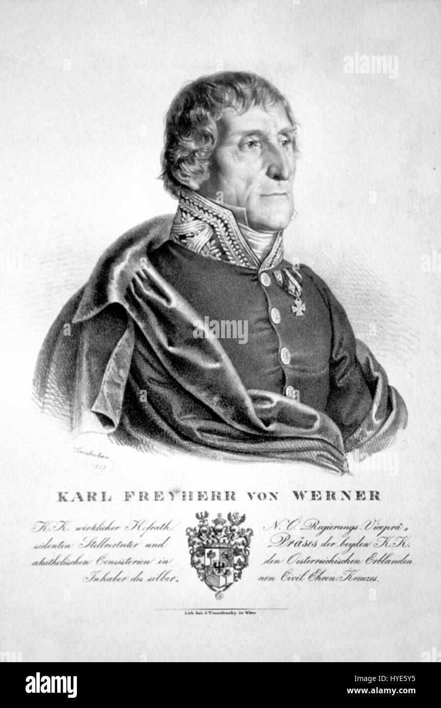 Karl von Werner Stock Photo