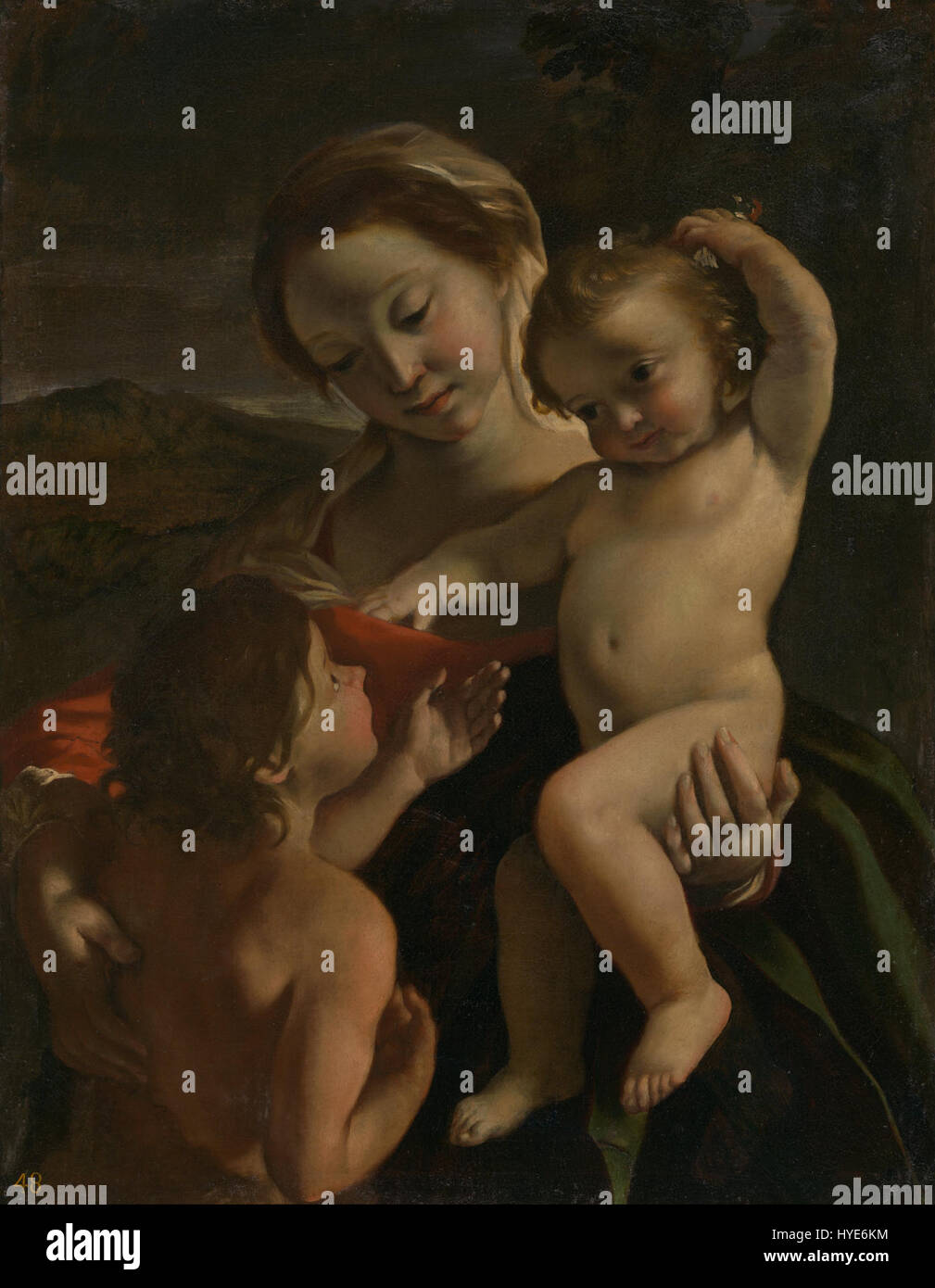 Lanfranco, Giovanni Madonna and Child with the Infant Saint John the ...
