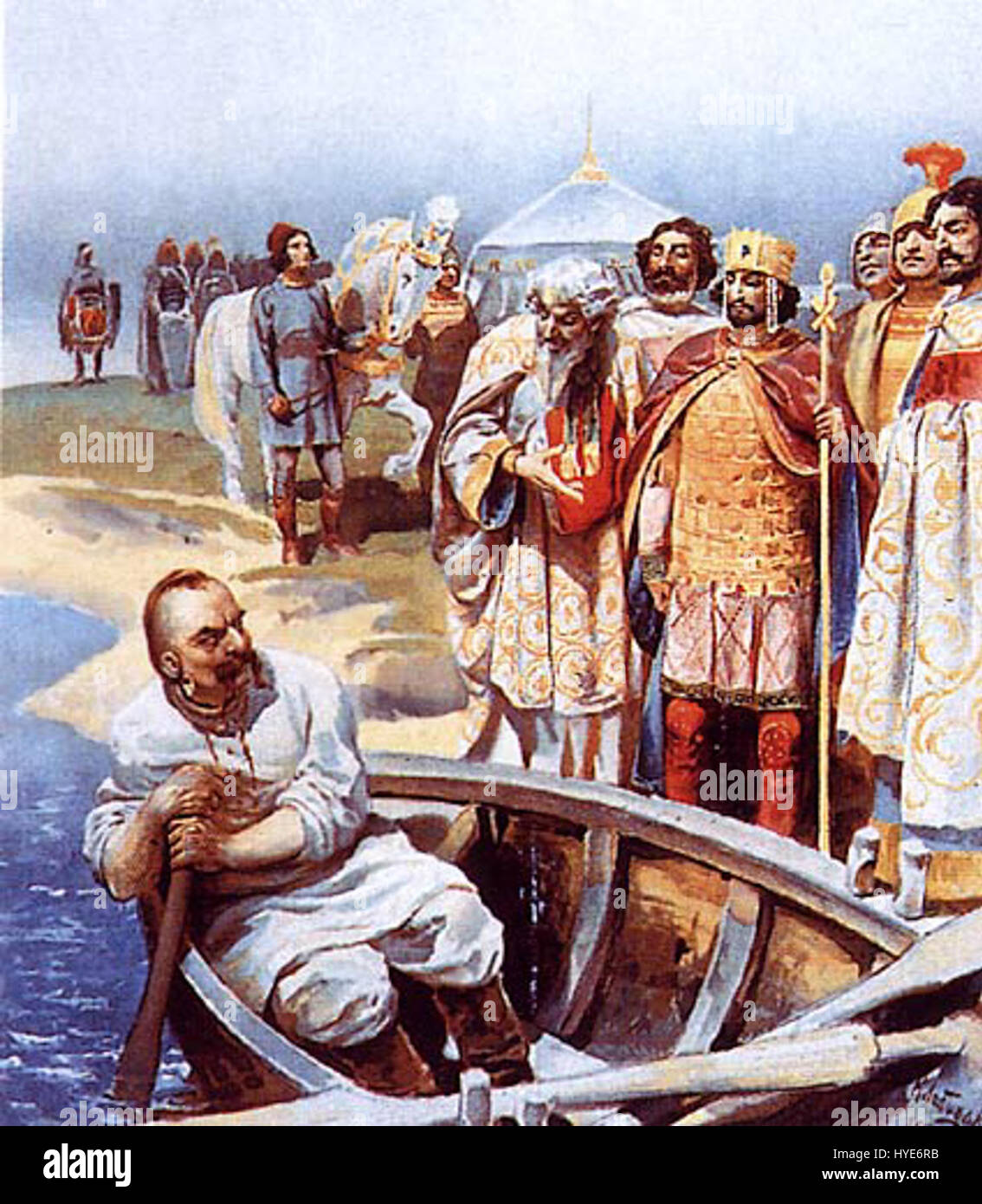 This historical meeting between Svyatoslav Lebedev and Emperor John ...
