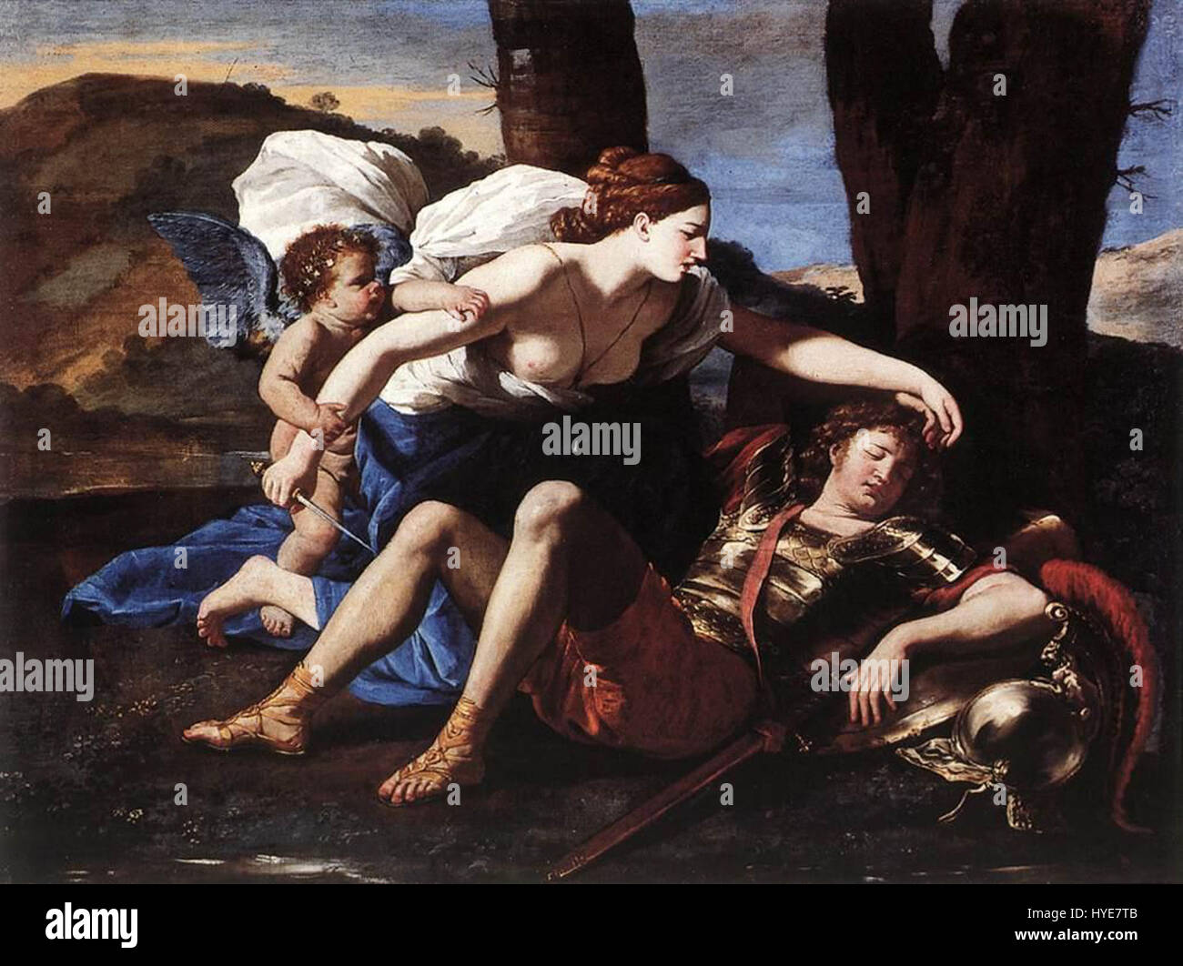 Poussin rinaldo and armida hi-res stock photography and images - Alamy