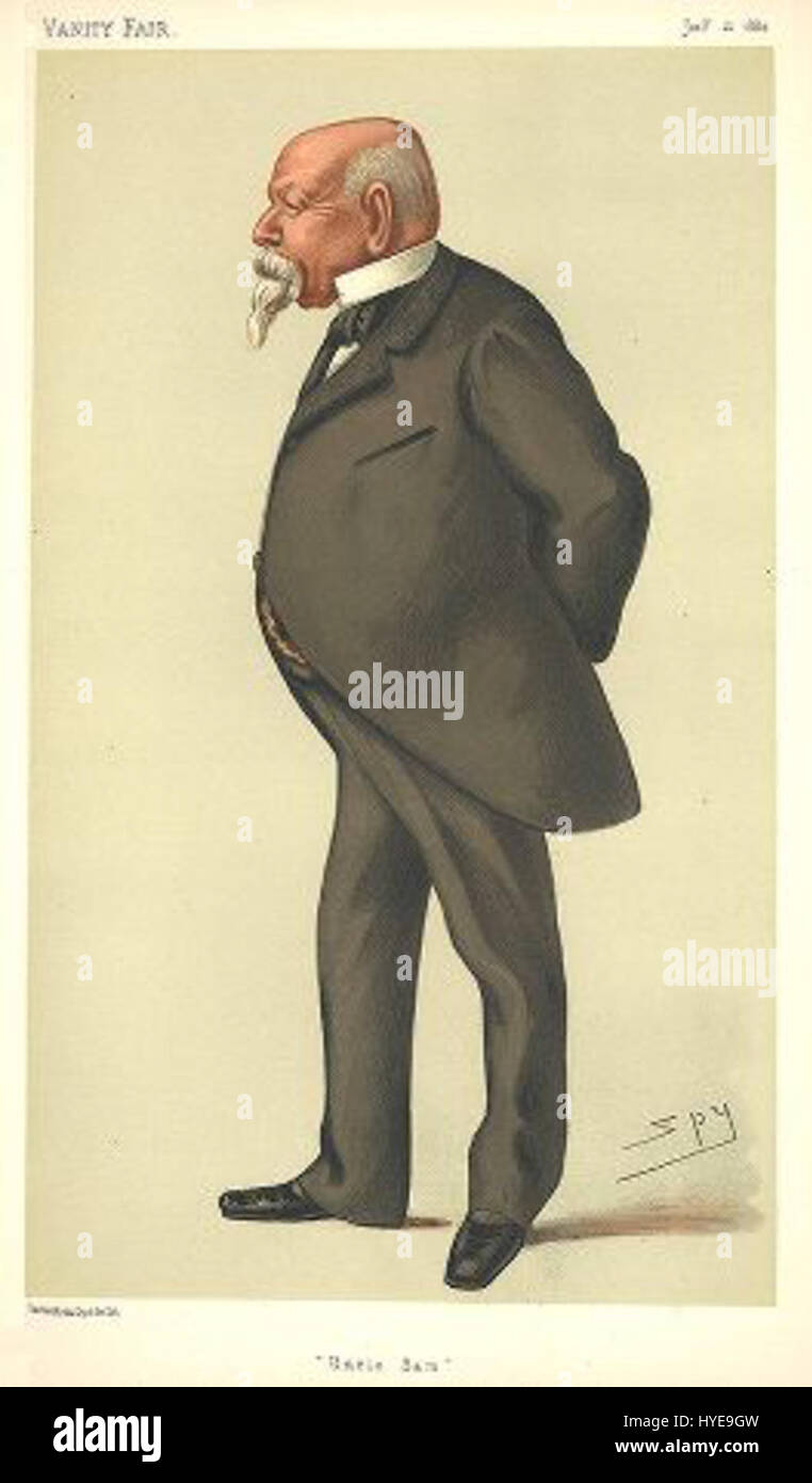 Samuel Ward Vanity Fair 10 January 1880 Stock Photo