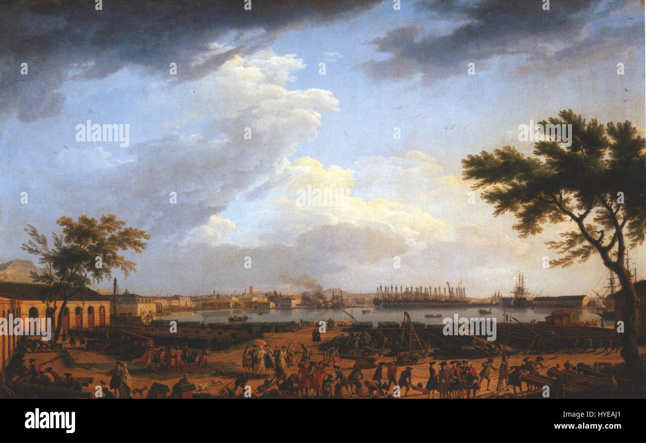 18th century french city painting hi-res stock photography and images ...