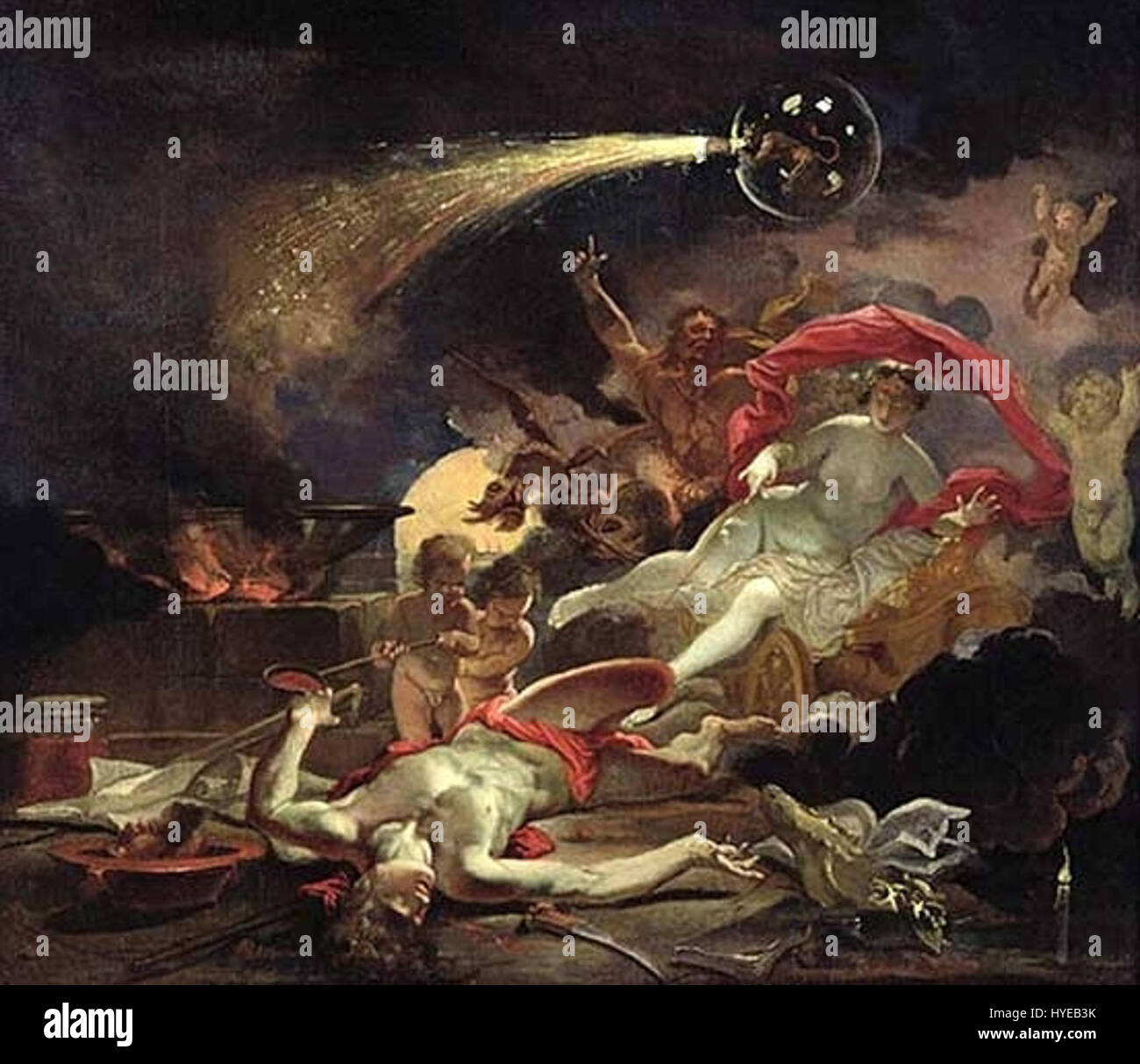 Dominicus van Wijnen's 'Medea Rejuvenating Eson' is a dramatic ...