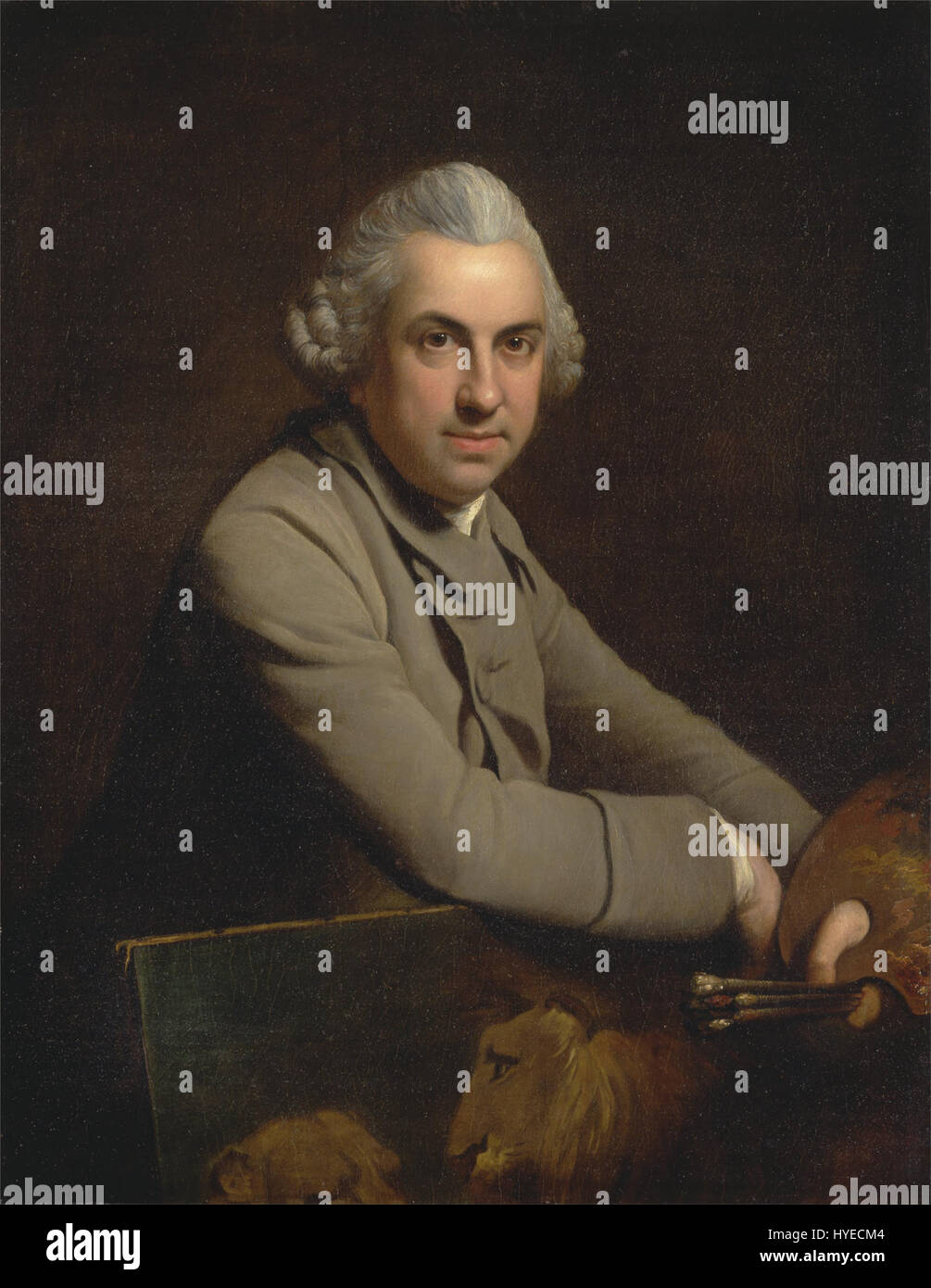 Charles Catton Self Portrait Google Art Project Stock Photo Alamy