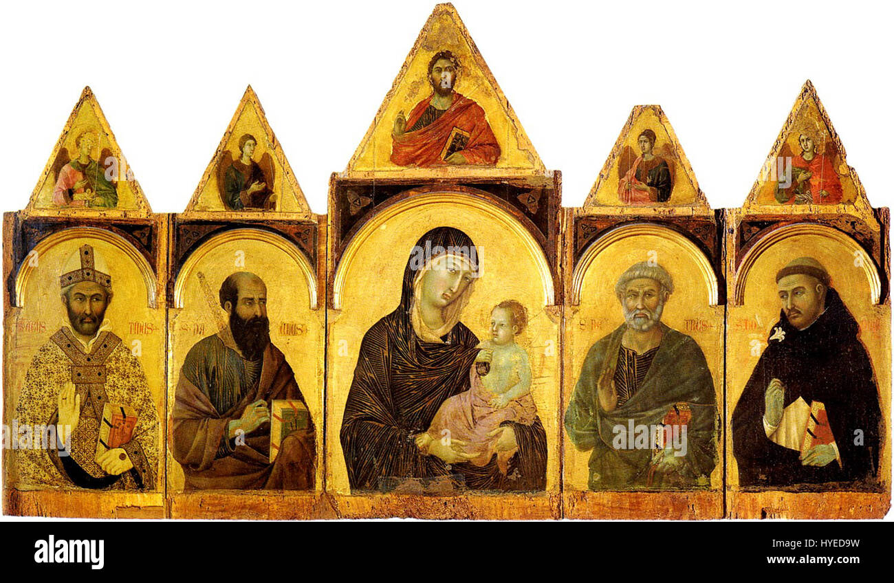 Duccio di Guevara’s 'The Madonna and Child with Saints' (1380) is a ...
