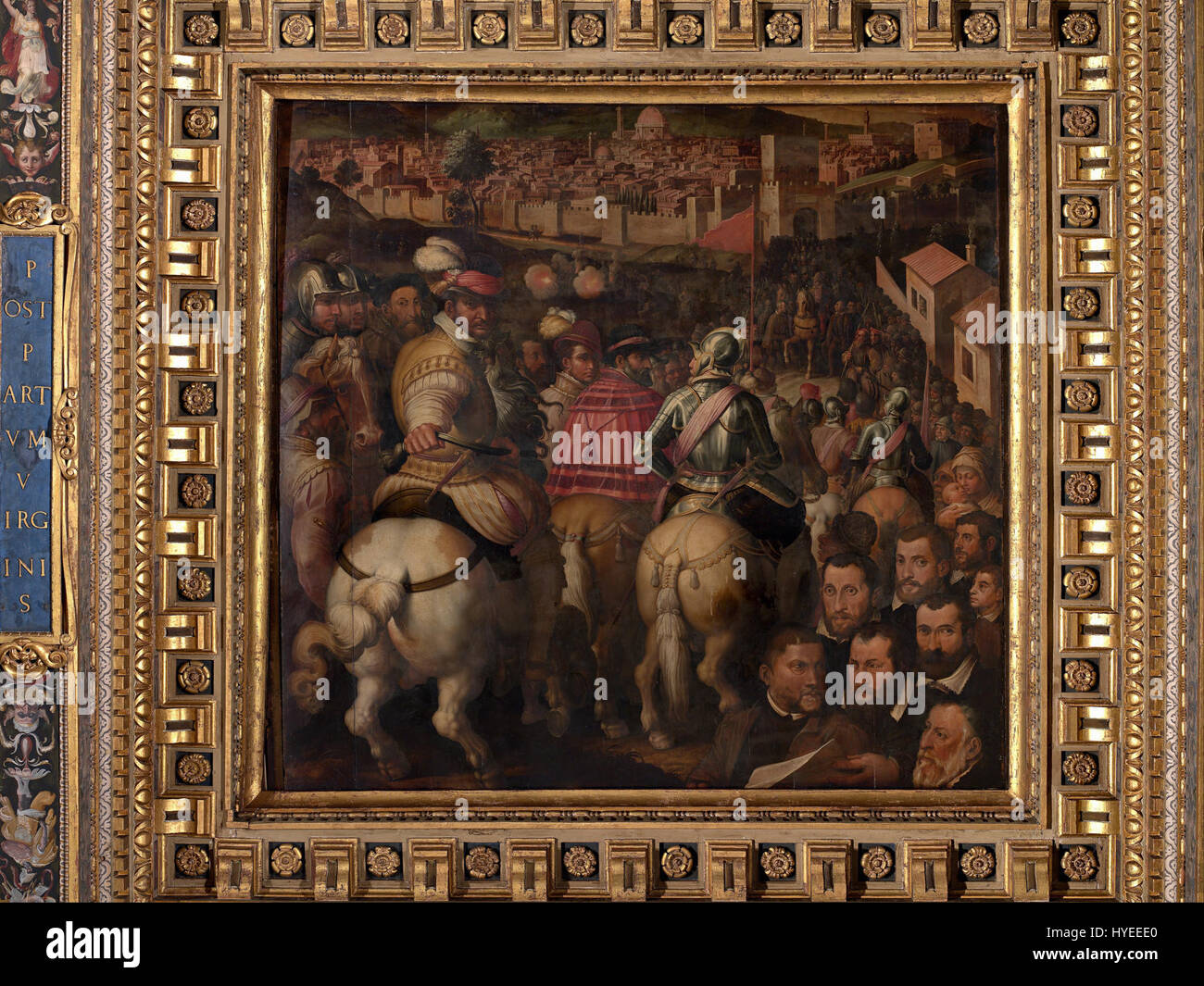 Giorgio Vasari's painting 'Triumph for the War Against Siena ...