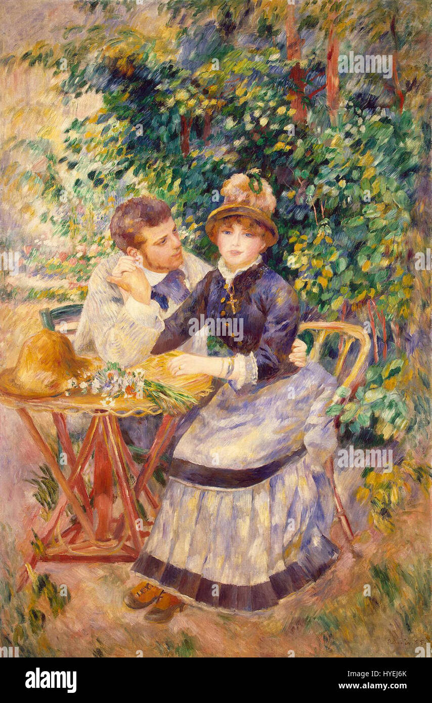 Pierre Auguste Renoir In The Garden Stock Photo 137389915 Alamy