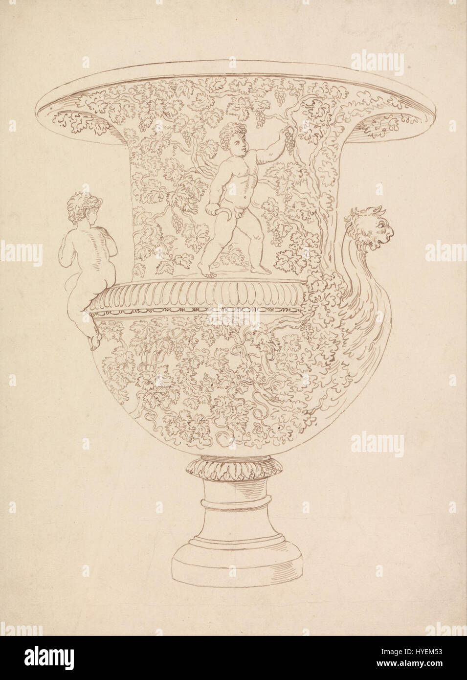 Thomas Rowlandson Study of a Vase Google Art Project Stock Photo Alamy