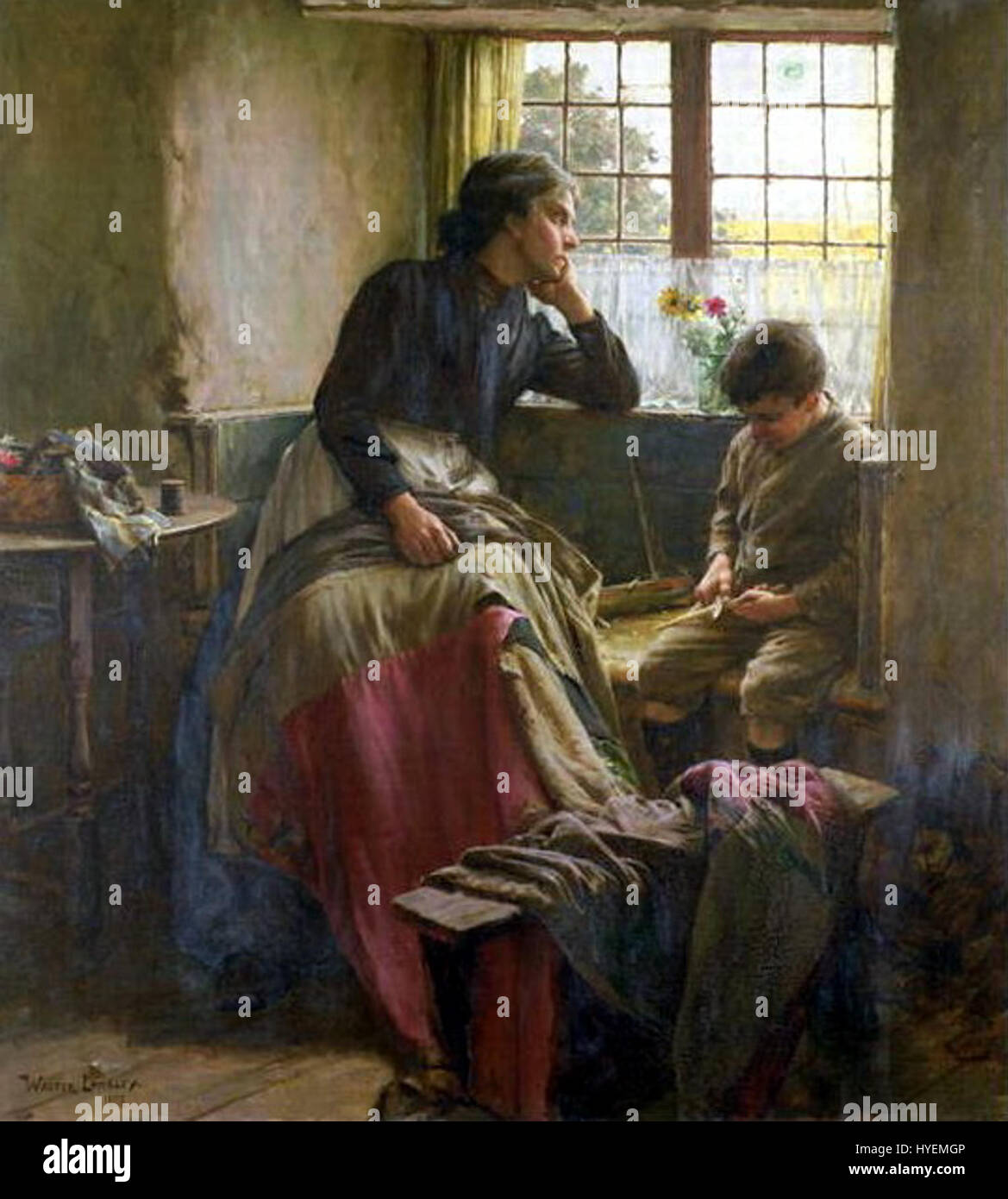 Walter Langley   Tender Grace Of A Day Stock Photo