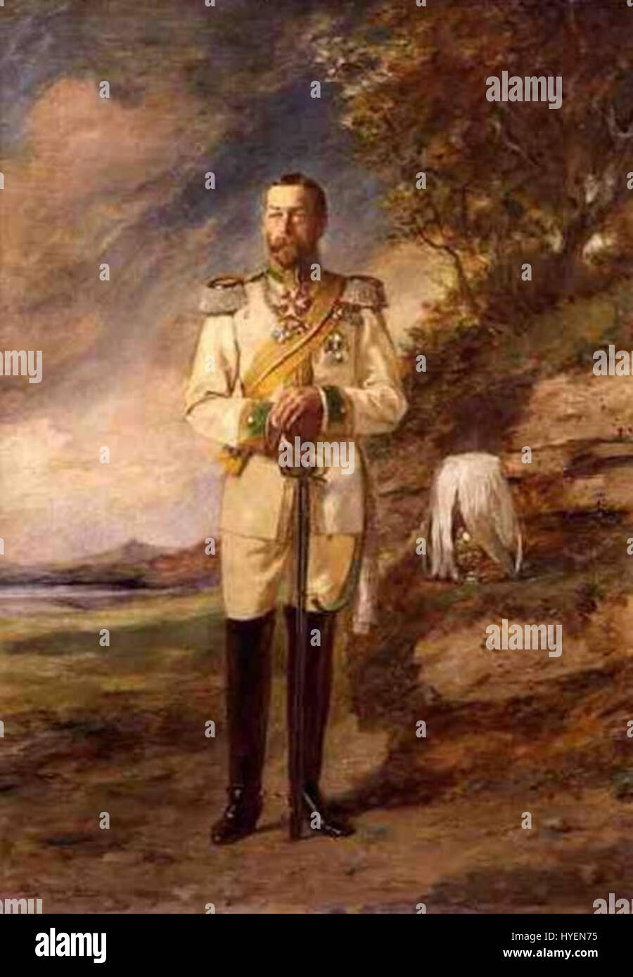 Willy Lucas   George V as Prince of Wales 1908 Stock Photo
