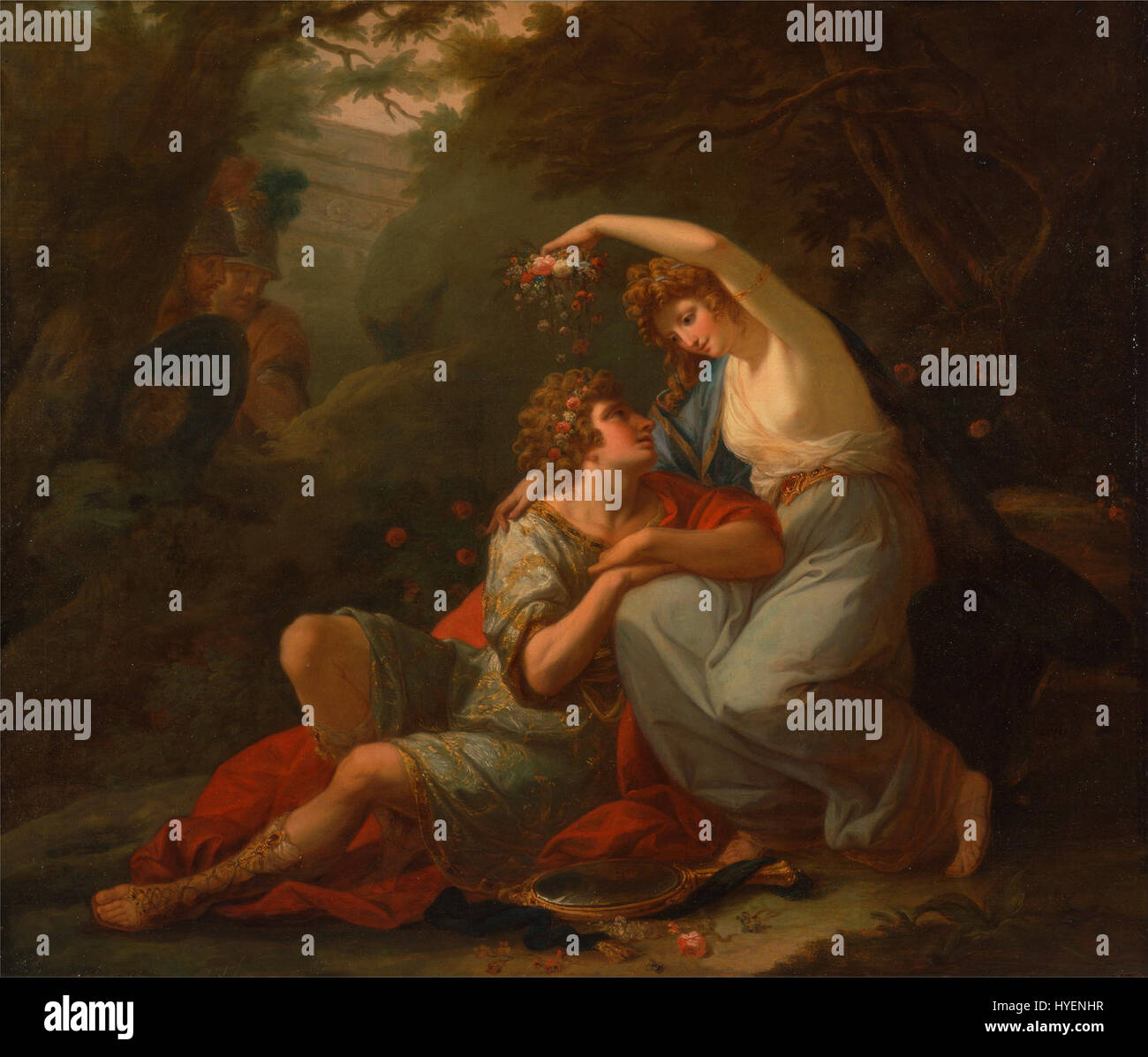 Angelica Kauffmann’s painting 'Rinaldo and Armida' depicts a scene from ...