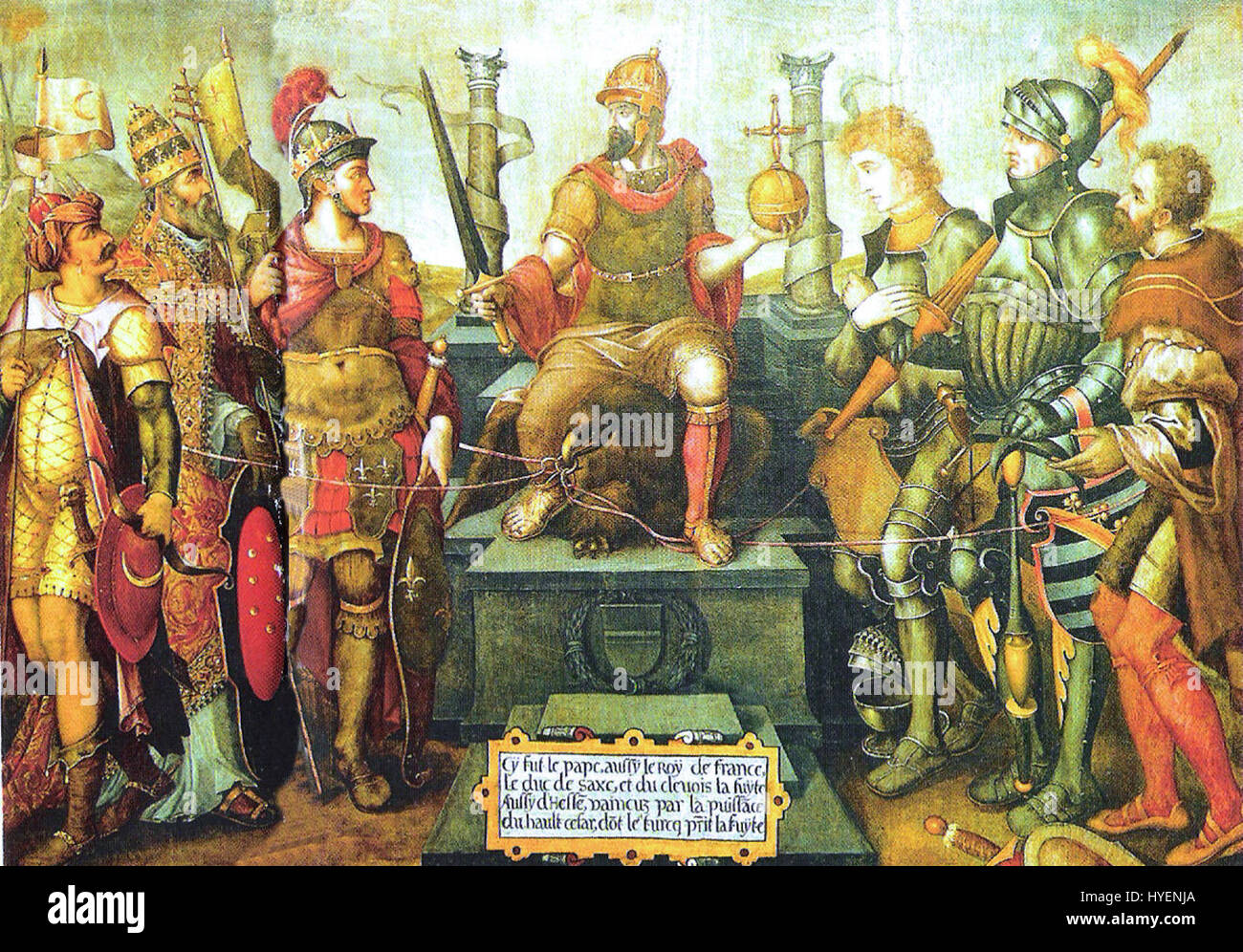 Allegorie Du Regne De Charles Quint 16th Century Stock Photo Alamy